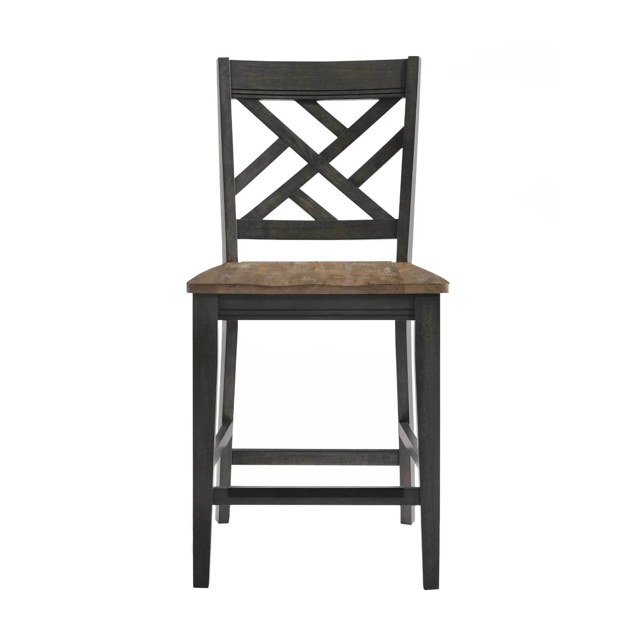 Addie Lattice-Back Counter Height Stool - Brown - Image 3