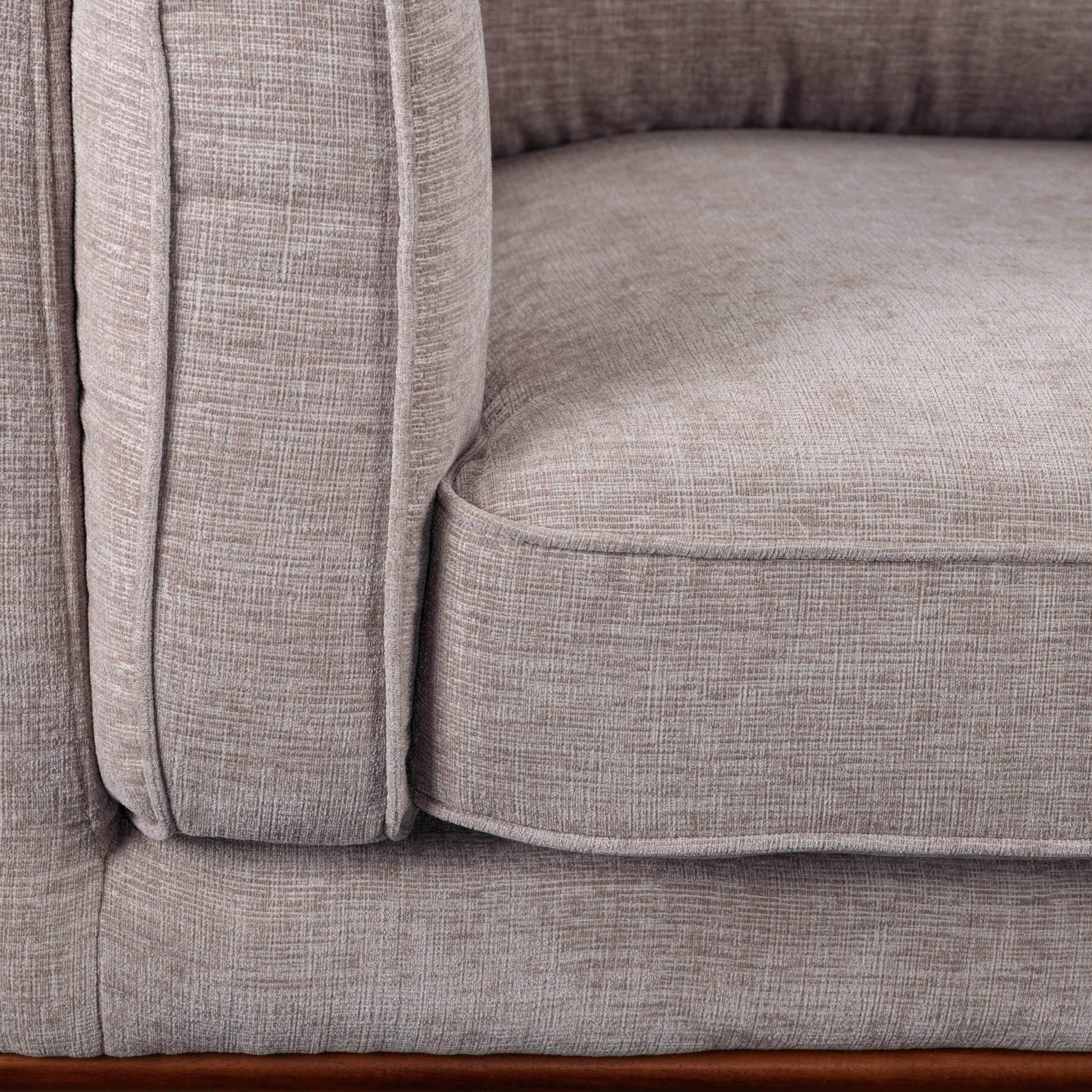 Adrianna Loveseat - Light Taupe - Image 3