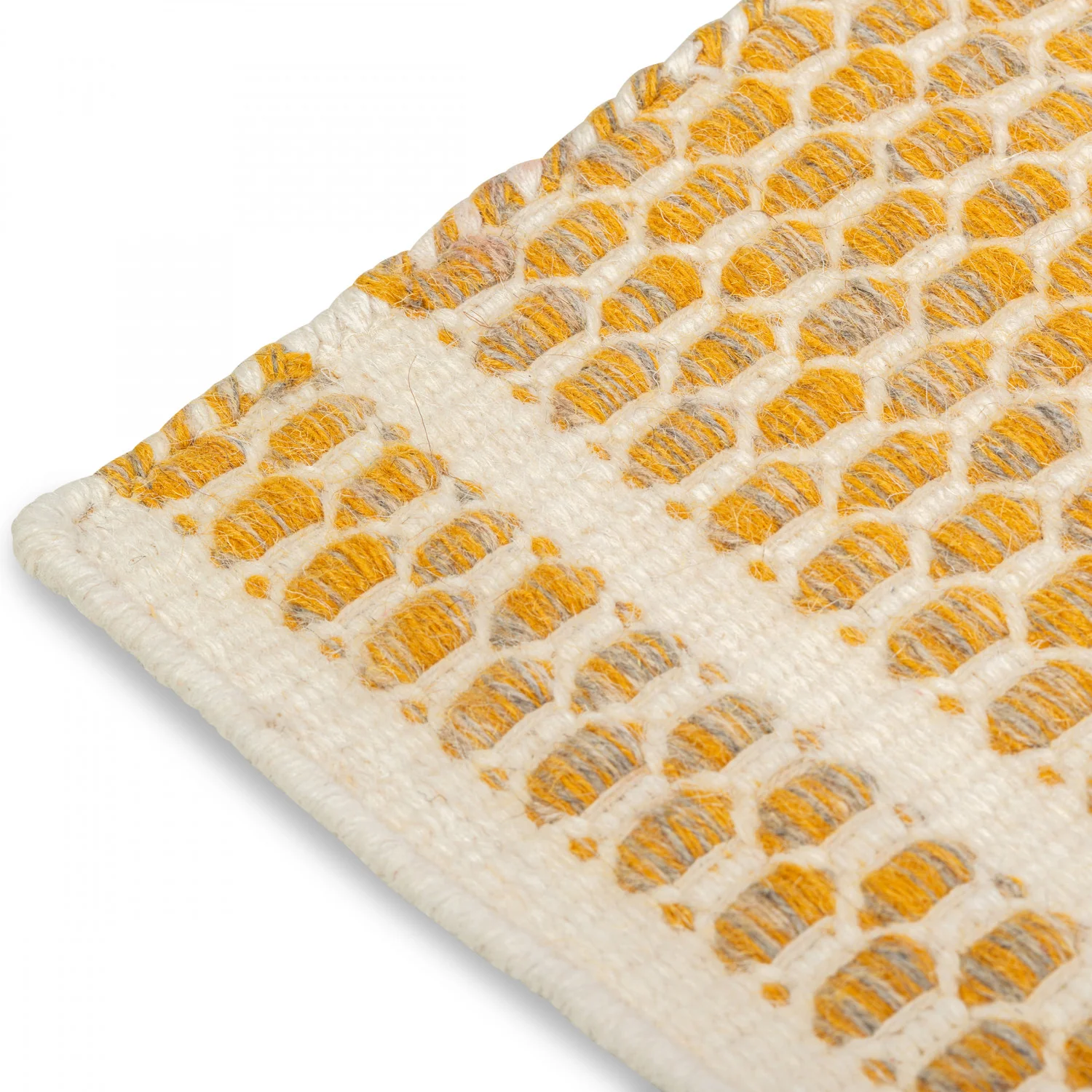 Alaska Reversible Modern Rug - 5' x 8' - Yellow - Image 4