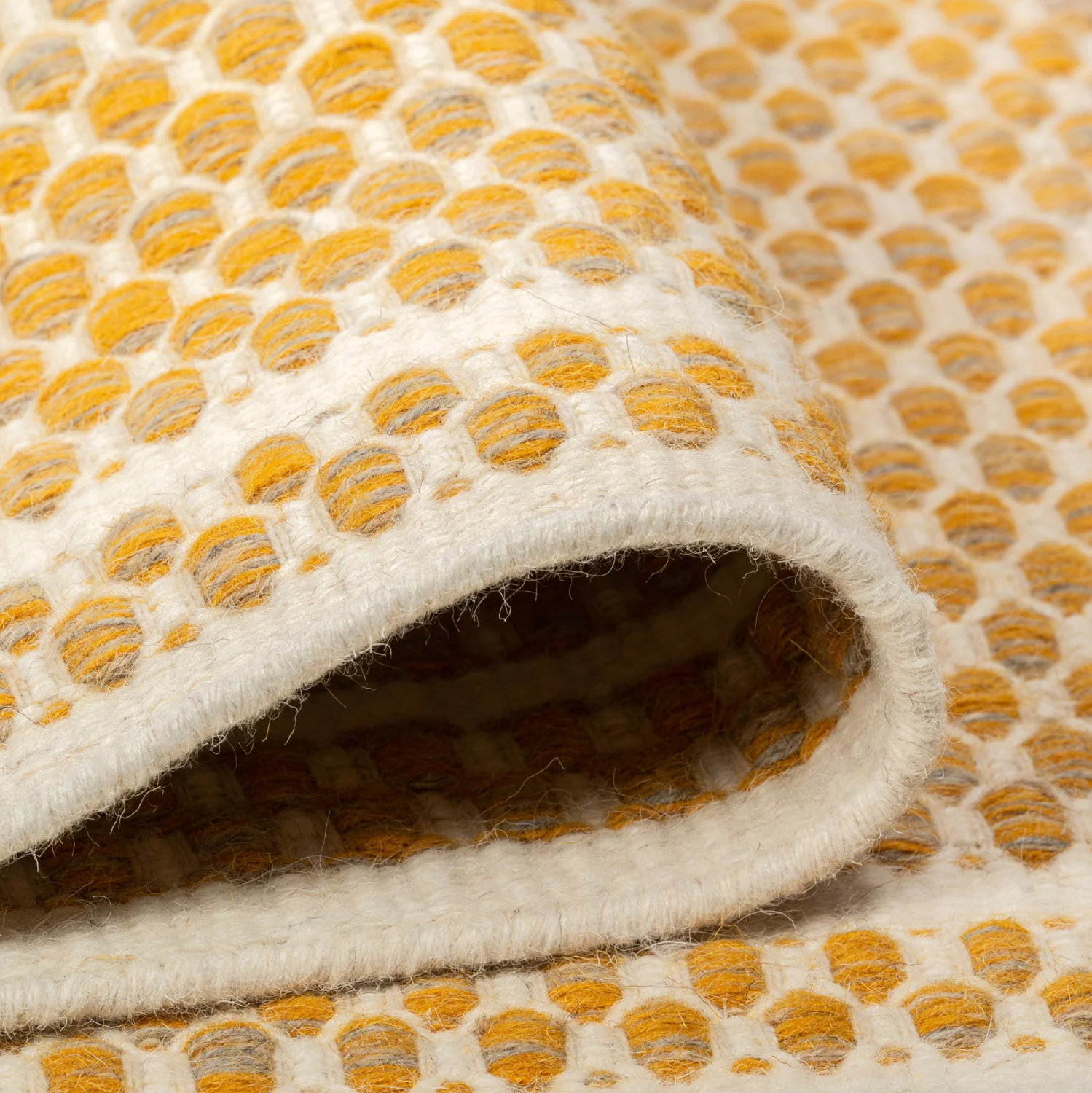 Alaska Reversible Modern Rug - 8' x 10' - Yellow - Image 2