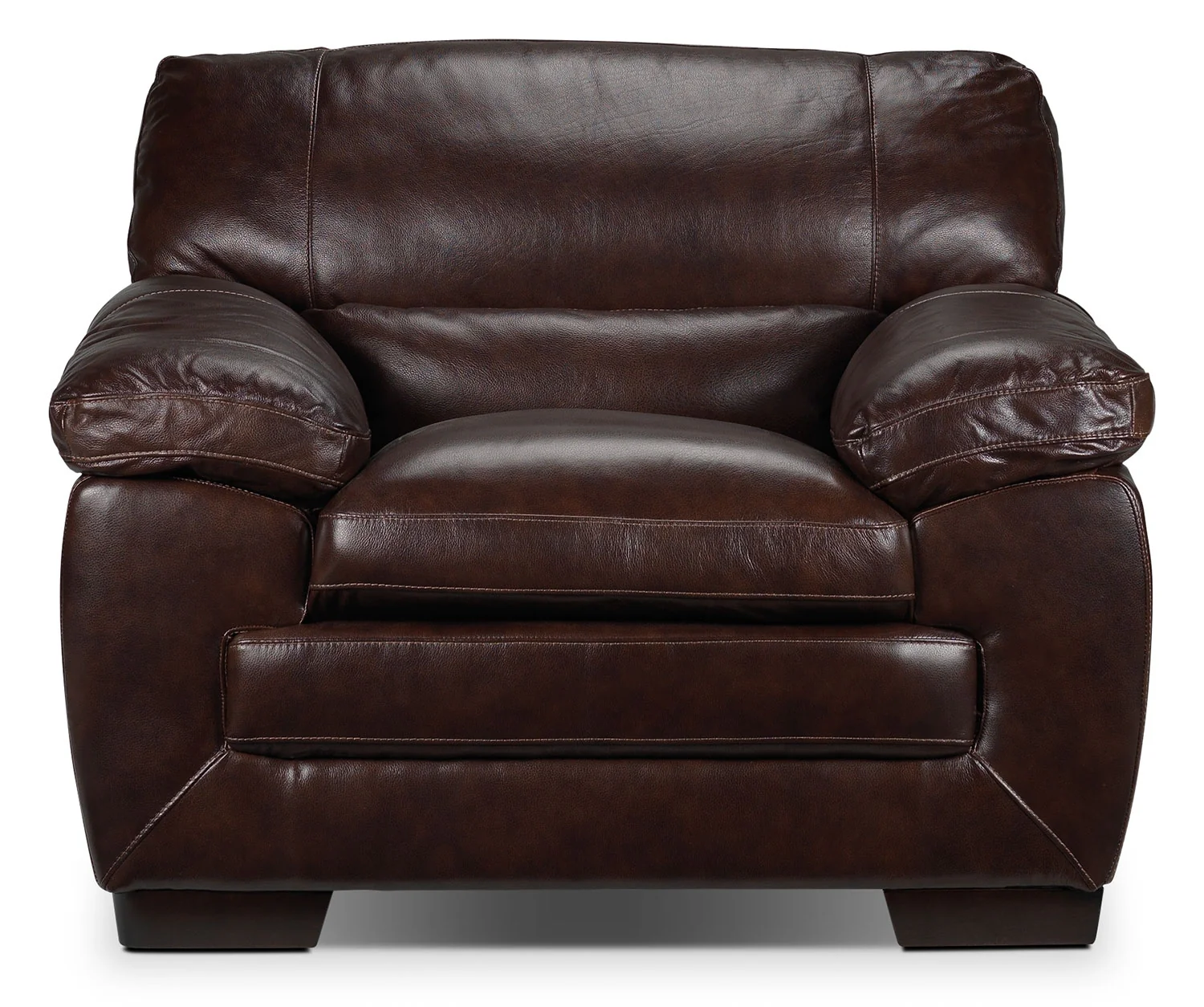 Amarillo Leather Chair - Brown - Image 2