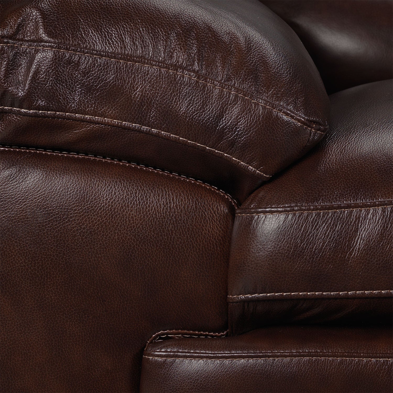 Amarillo Leather Chair - Brown - Image 3