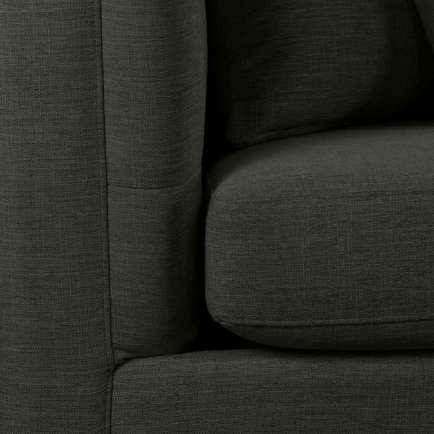 Astin Loveseat - Dark Grey - Image 3