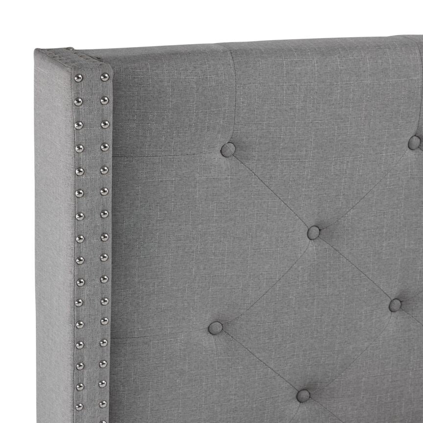 Audrey 3-Piece Full Bed - Grey - Image 4