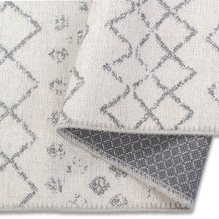 Aura Geometric Rug - 5' x 7' - Grey - Image 4