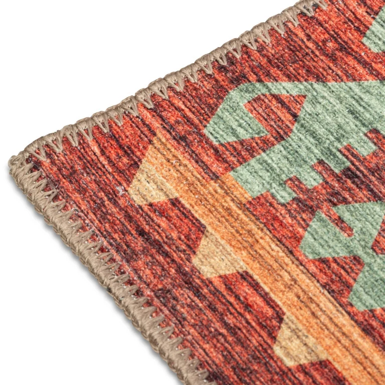 Aura Tribal Rug - 9' x 12' - Multi-Colour - Image 3