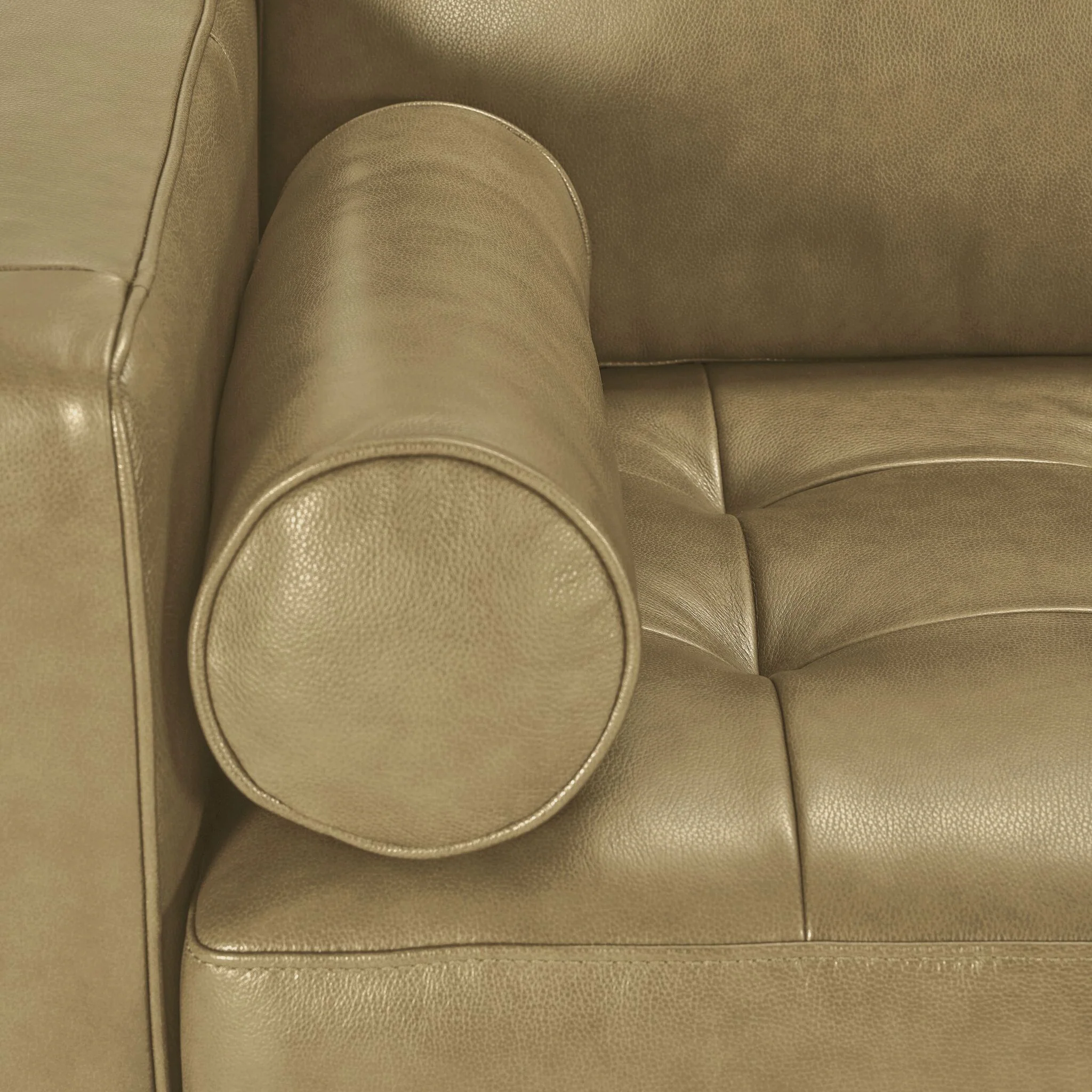 Bari Leather Chair - Stone - Image 3