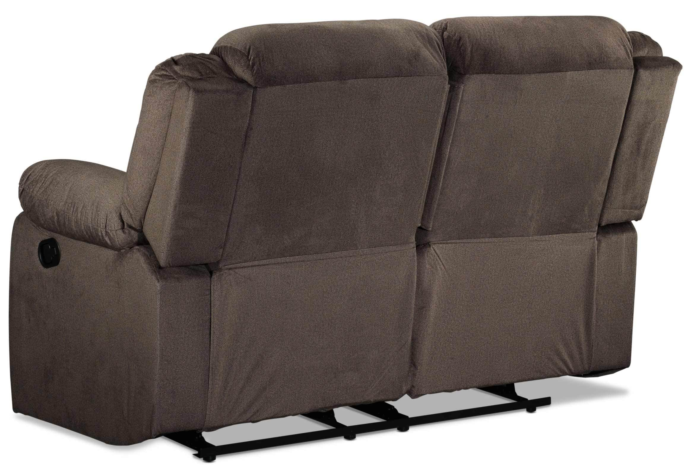 Baron Reclining Loveseat - Taupe - Image 5
