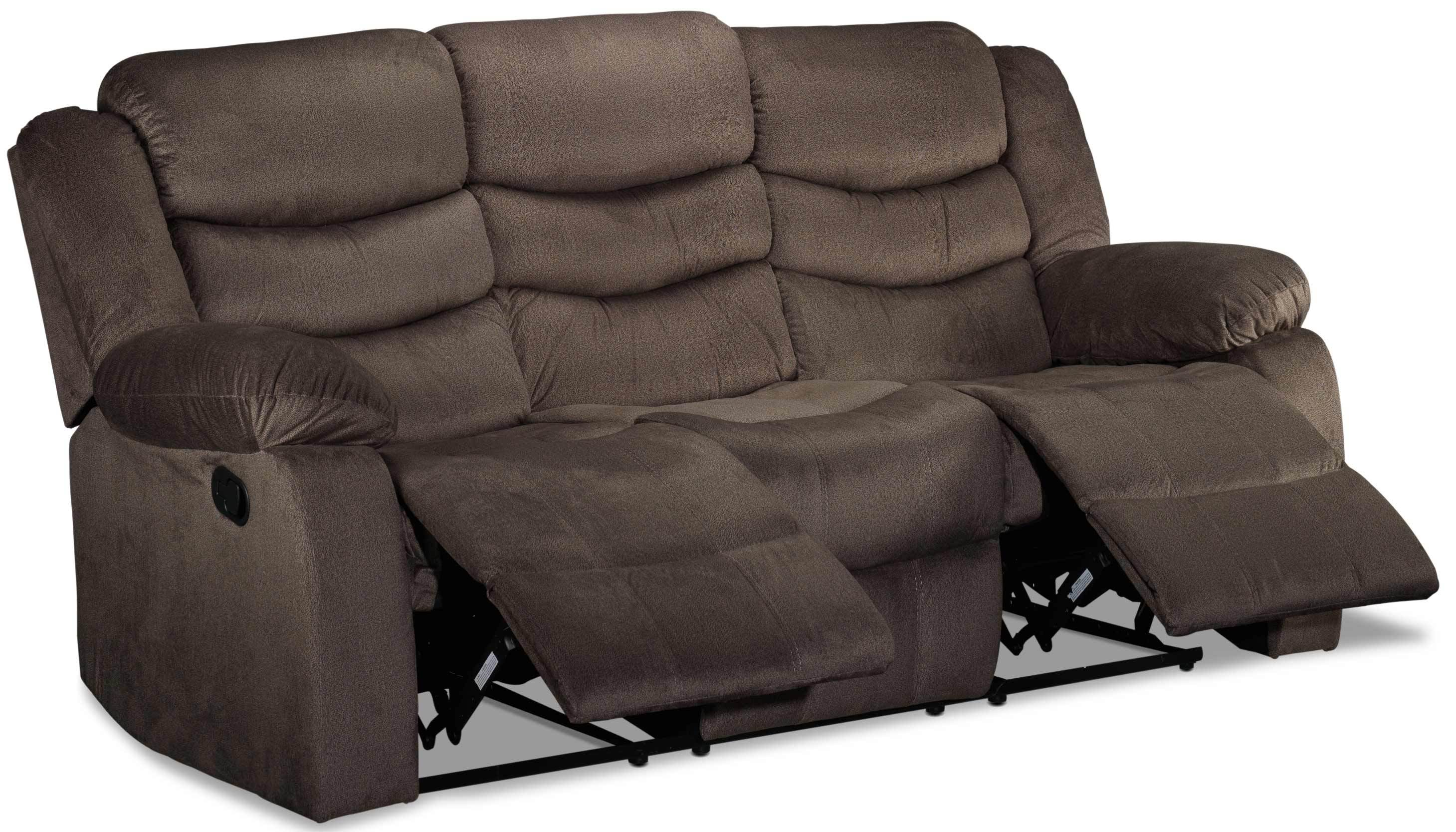 Baron Reclining Sofa - Taupe - Image 2