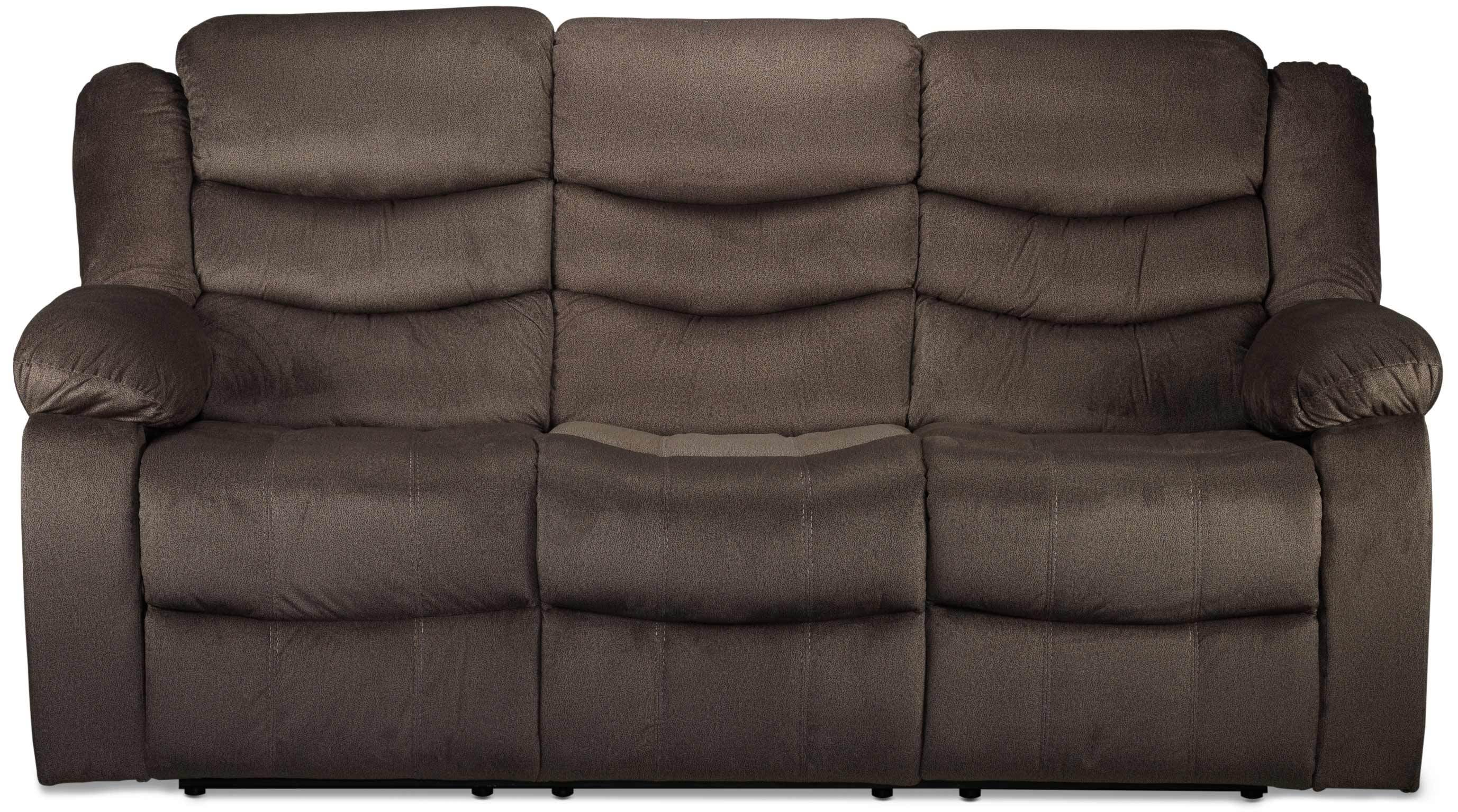 Baron Reclining Sofa - Taupe - Image 3