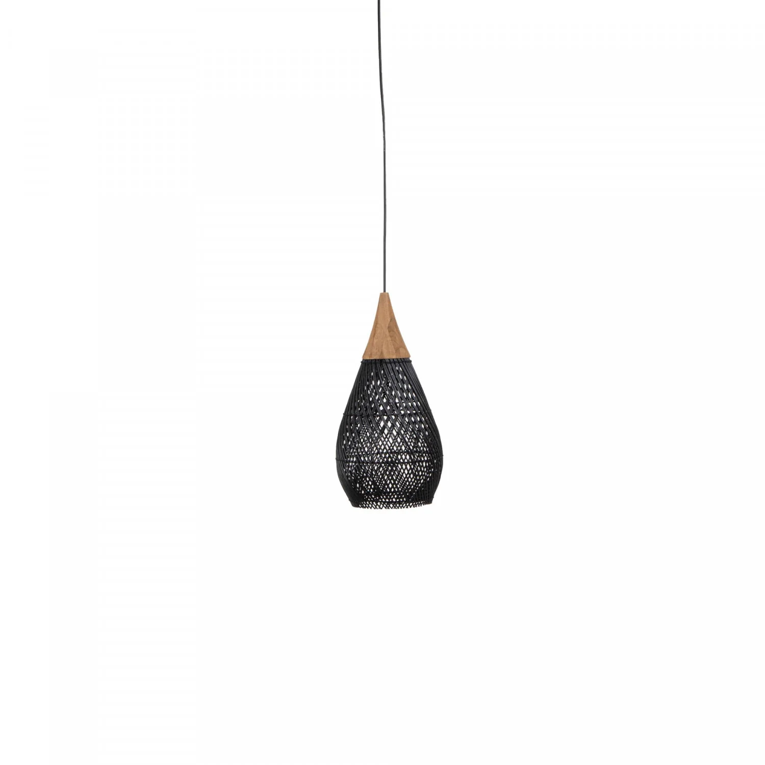 Bayan Horn Pendant Small - Black