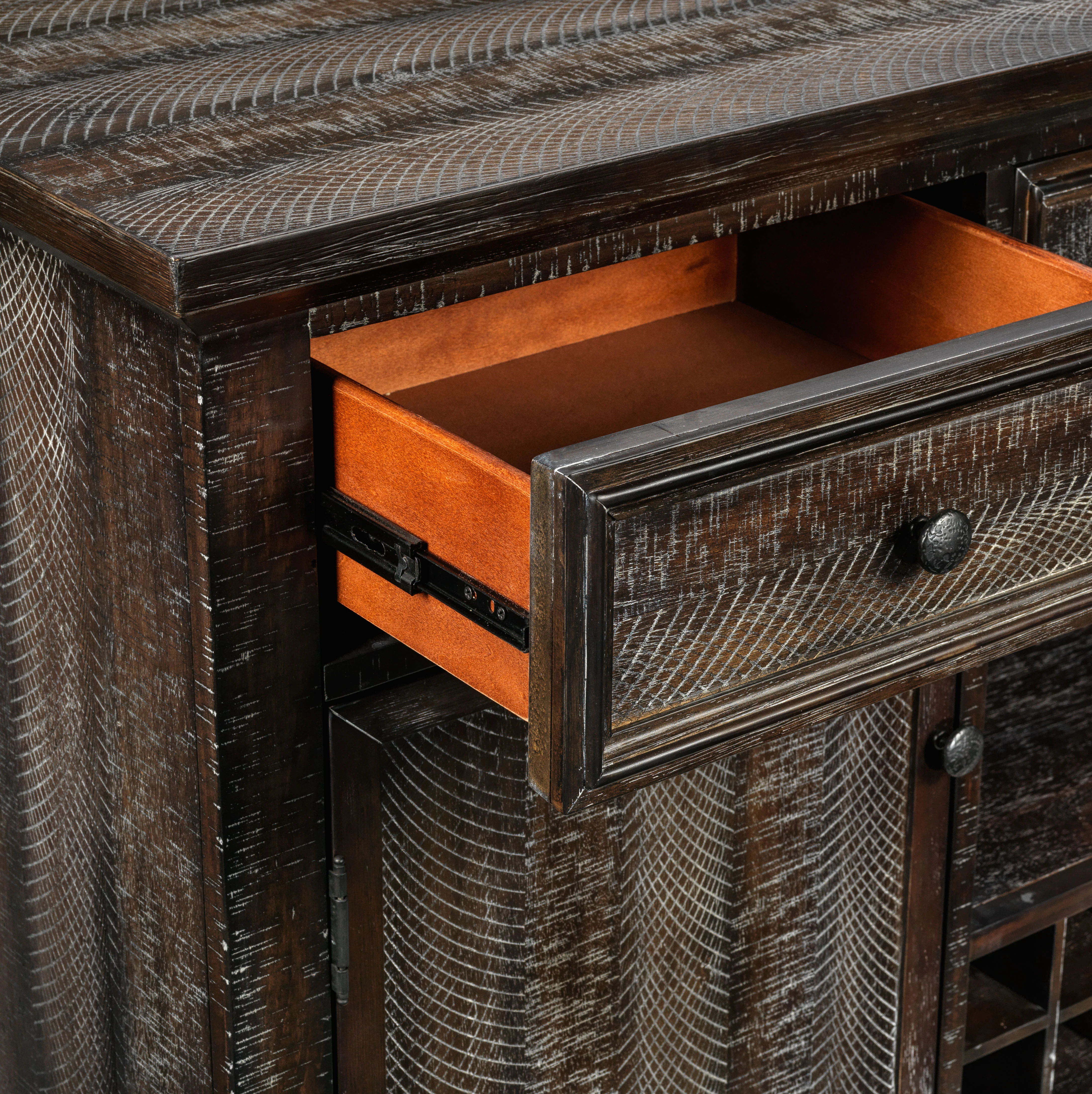Bernice Server - Rustic Brown - Image 4