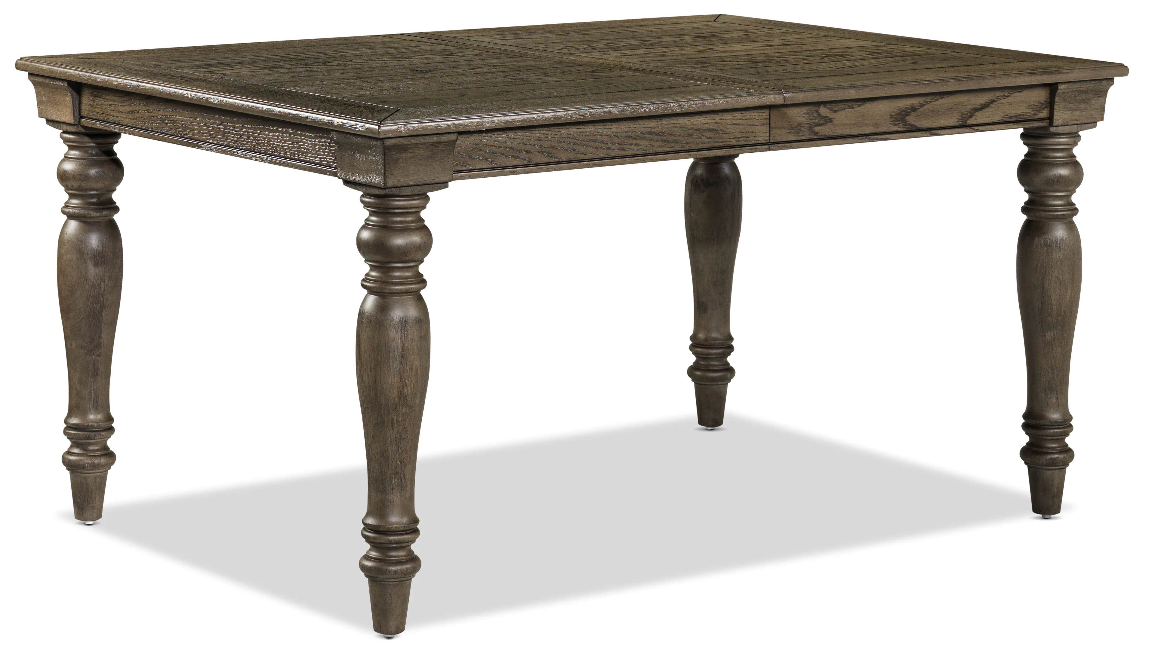 Bilboa 6-Piece Extendable Dining Set with Bench - Roasted Oak - Image 6
