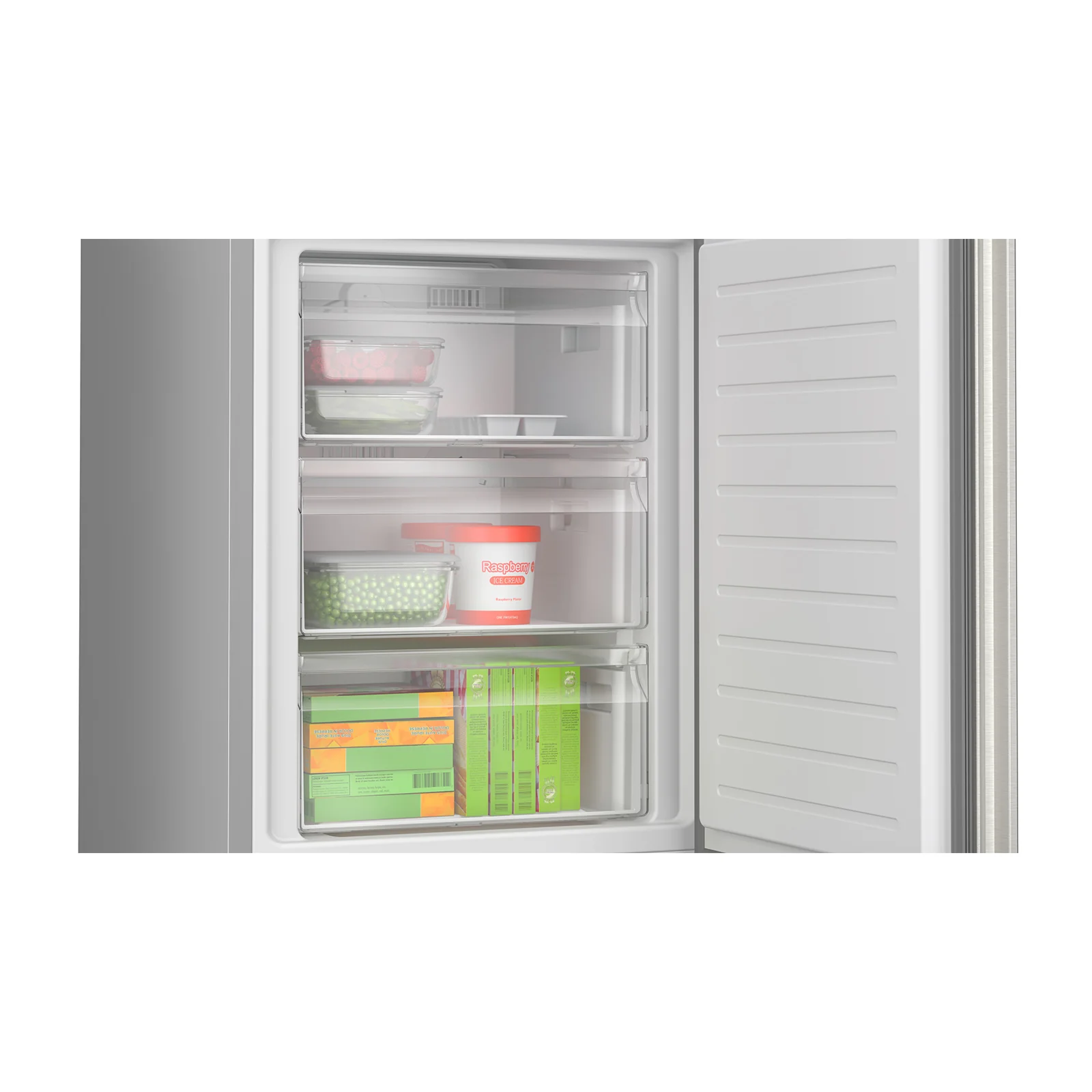 Bosch 24" 12.8 Cu. Ft. Stainless Steel Smart Counter-Depth Bottom-Freezer Refrigerator with Home Connect - B24CB50ESS - Image 5