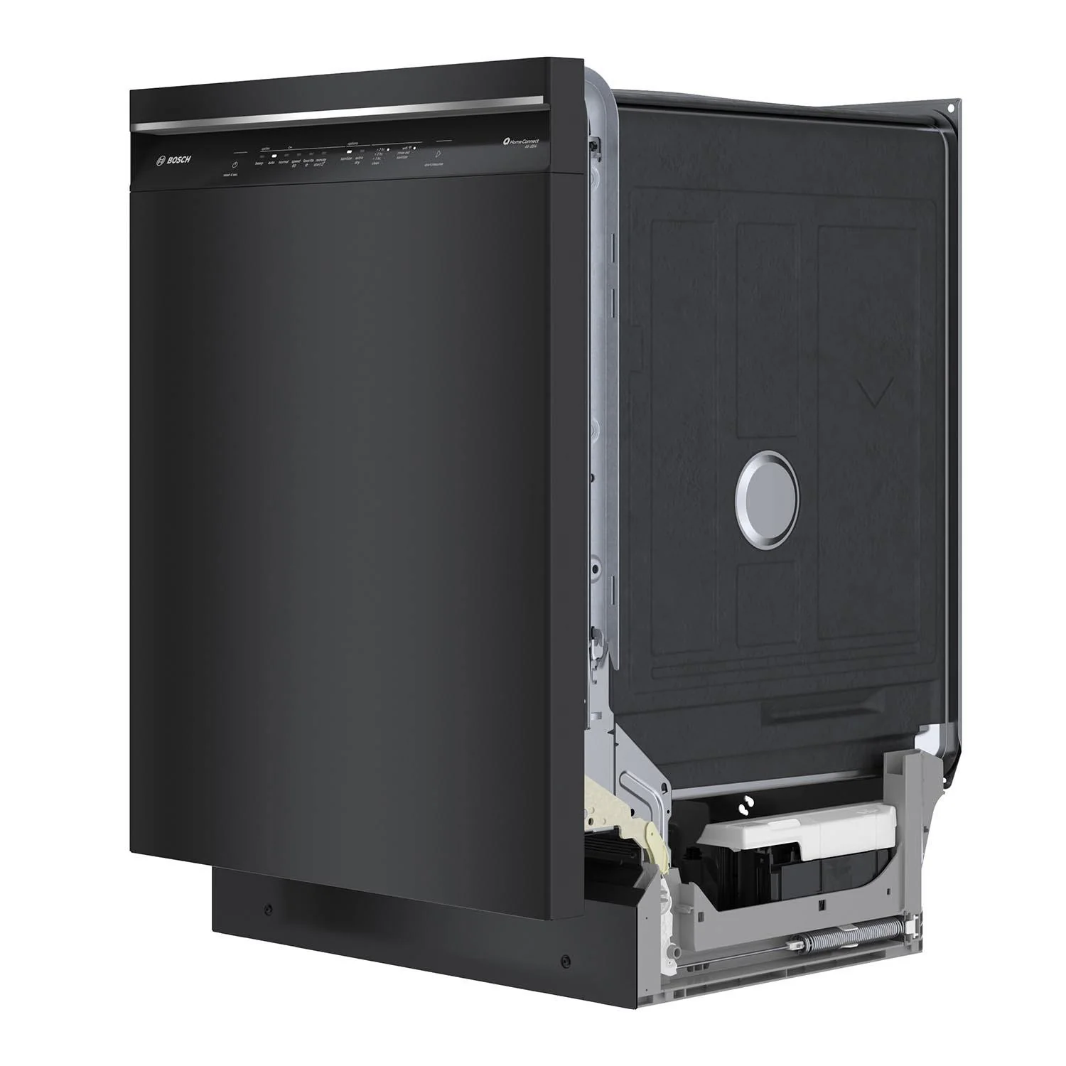 Bosch Black 24" Smart Dishwasher with Home Connect, Third Rack - SHE53C86N - Image 2