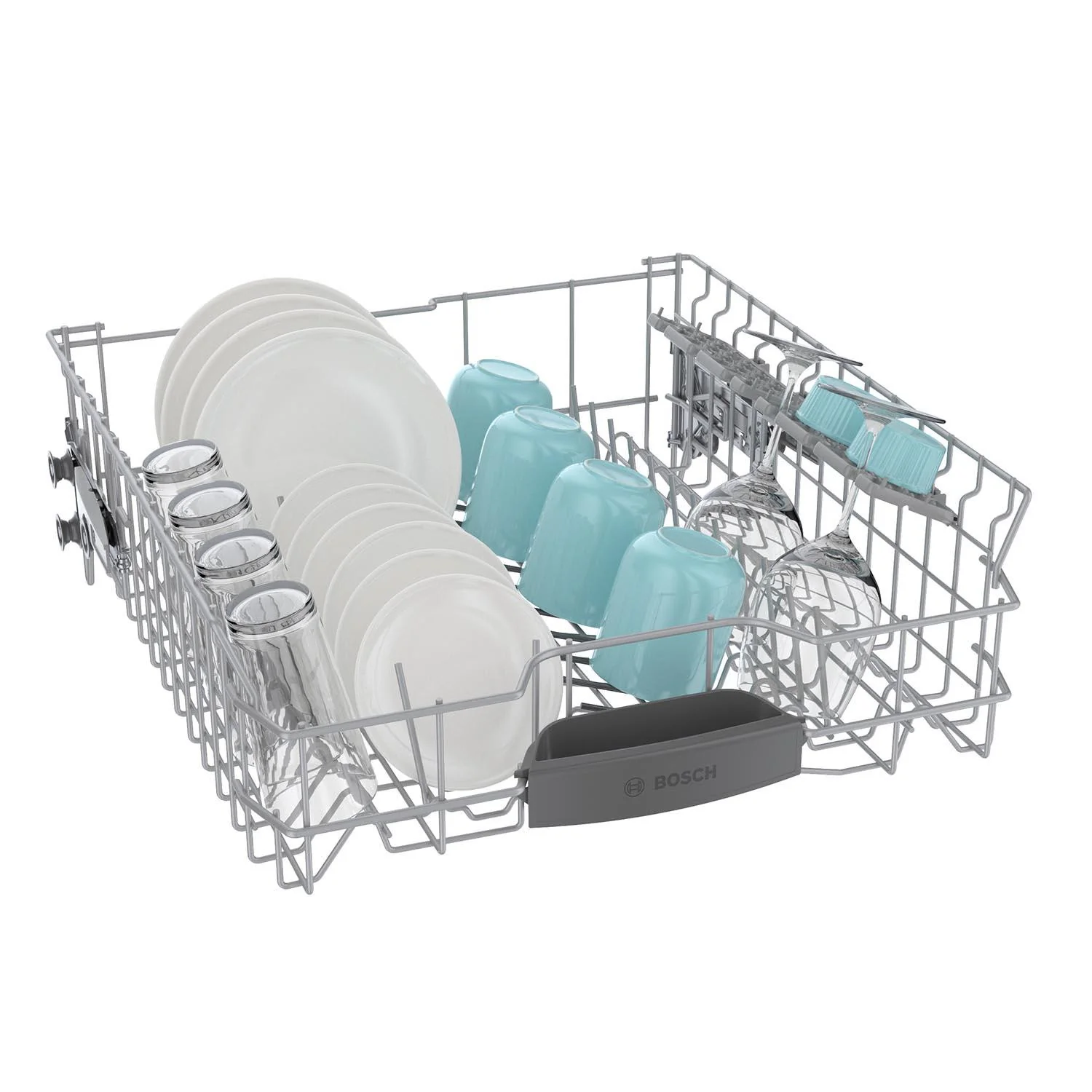 Bosch White 24" Smart Dishwasher with Home Connect, Third Rack - SHS53CM2N - Image 8