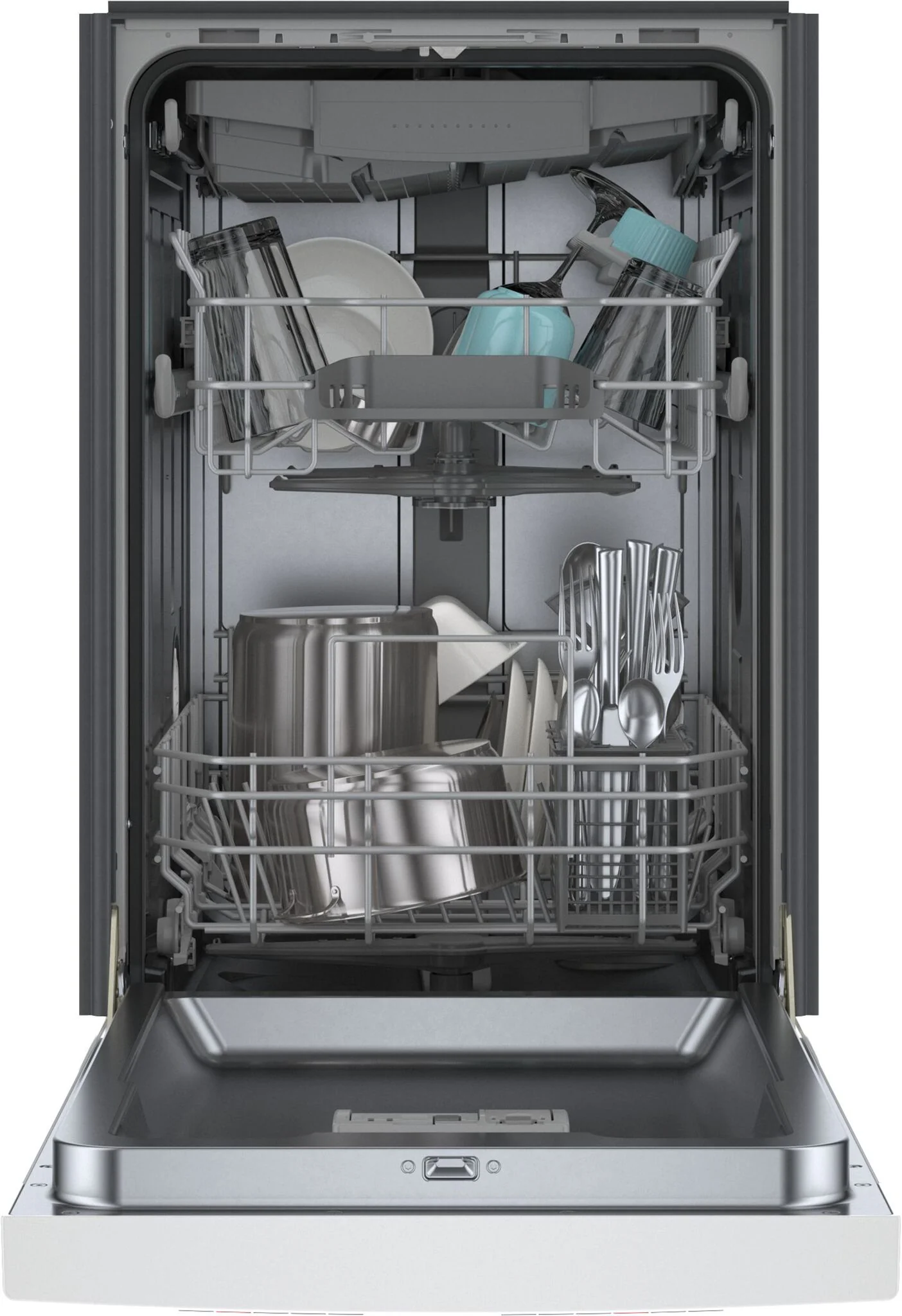 Bosch White 300 Series Smart 18" Dishwasher with 3rd Rack - SPE53C52UC - Image 2
