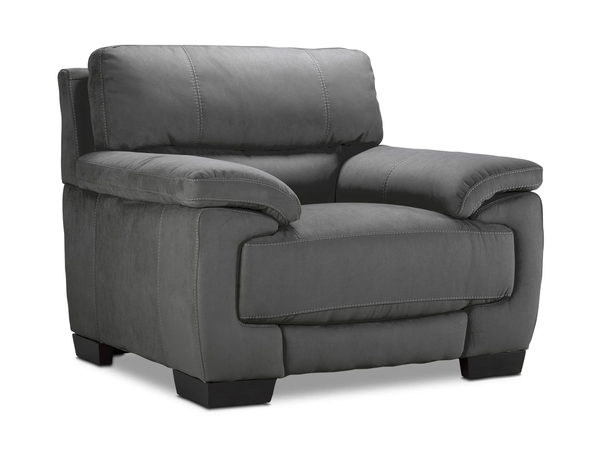 Brody Sofa, Loveseat and Chair Set - Dark Grey - Image 4