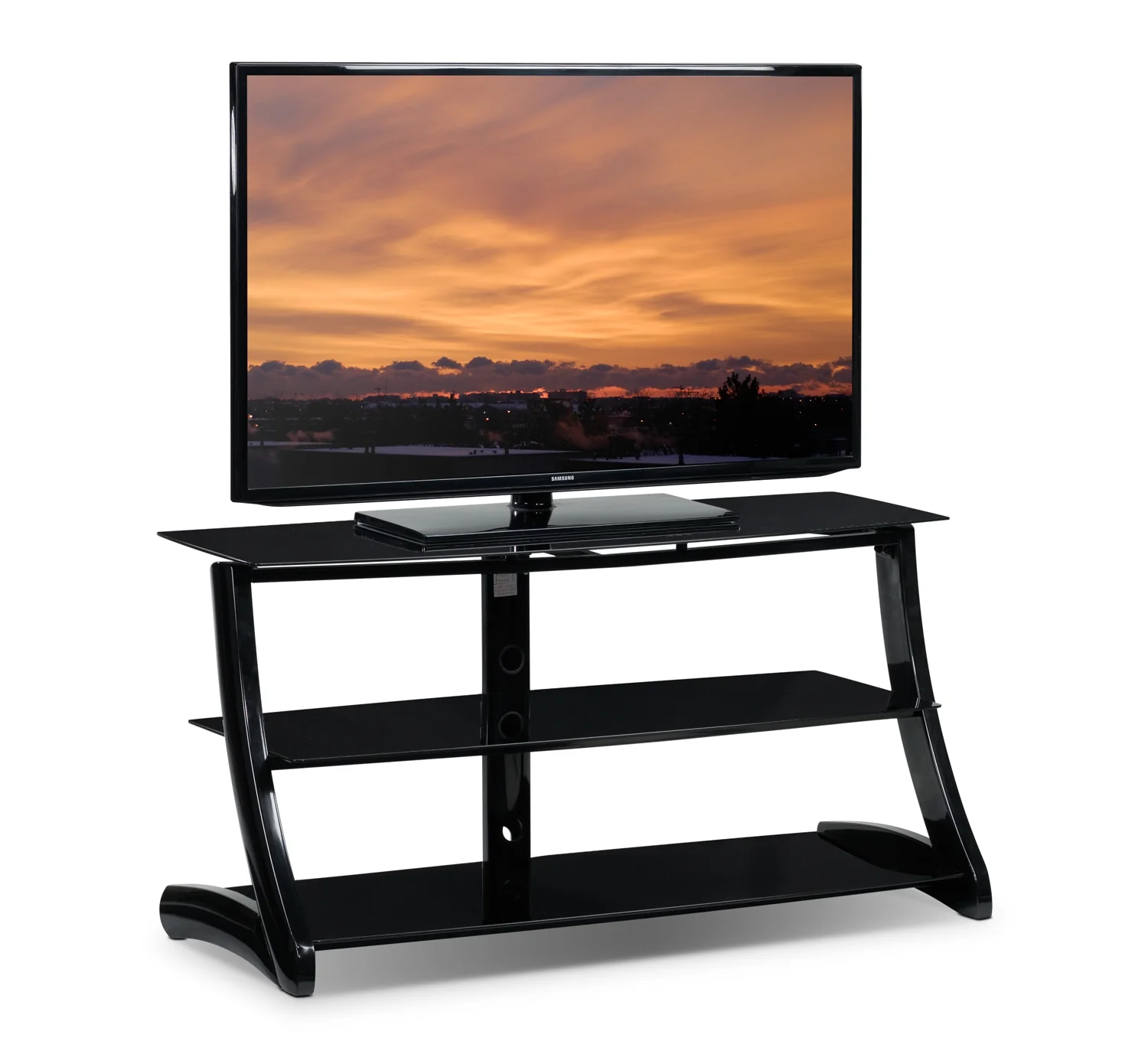 Burke 50" TV Stand - Black - Image 3