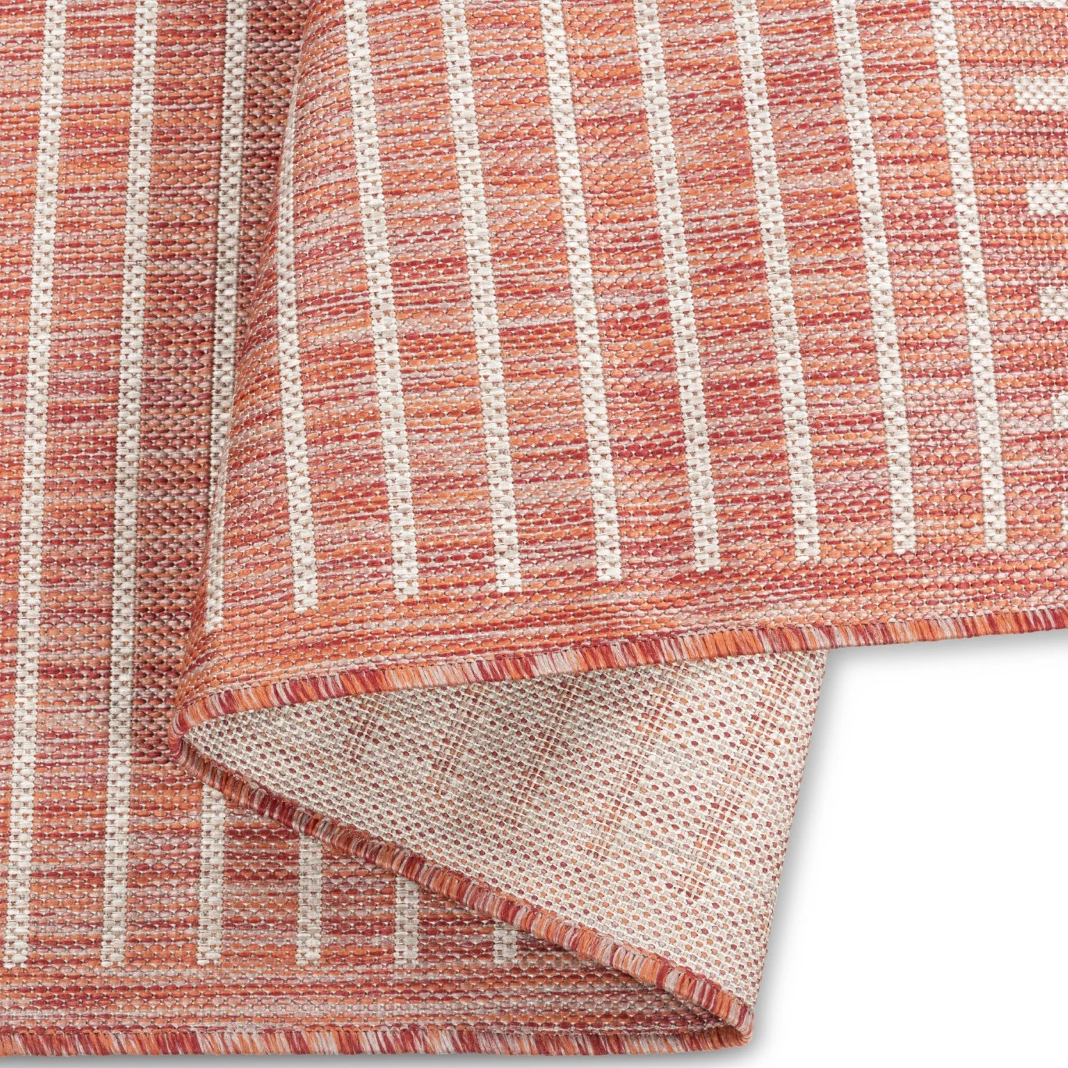 Cabana Casual Indoor/Outdoor Rug - 3' x 5' - Red - Image 2