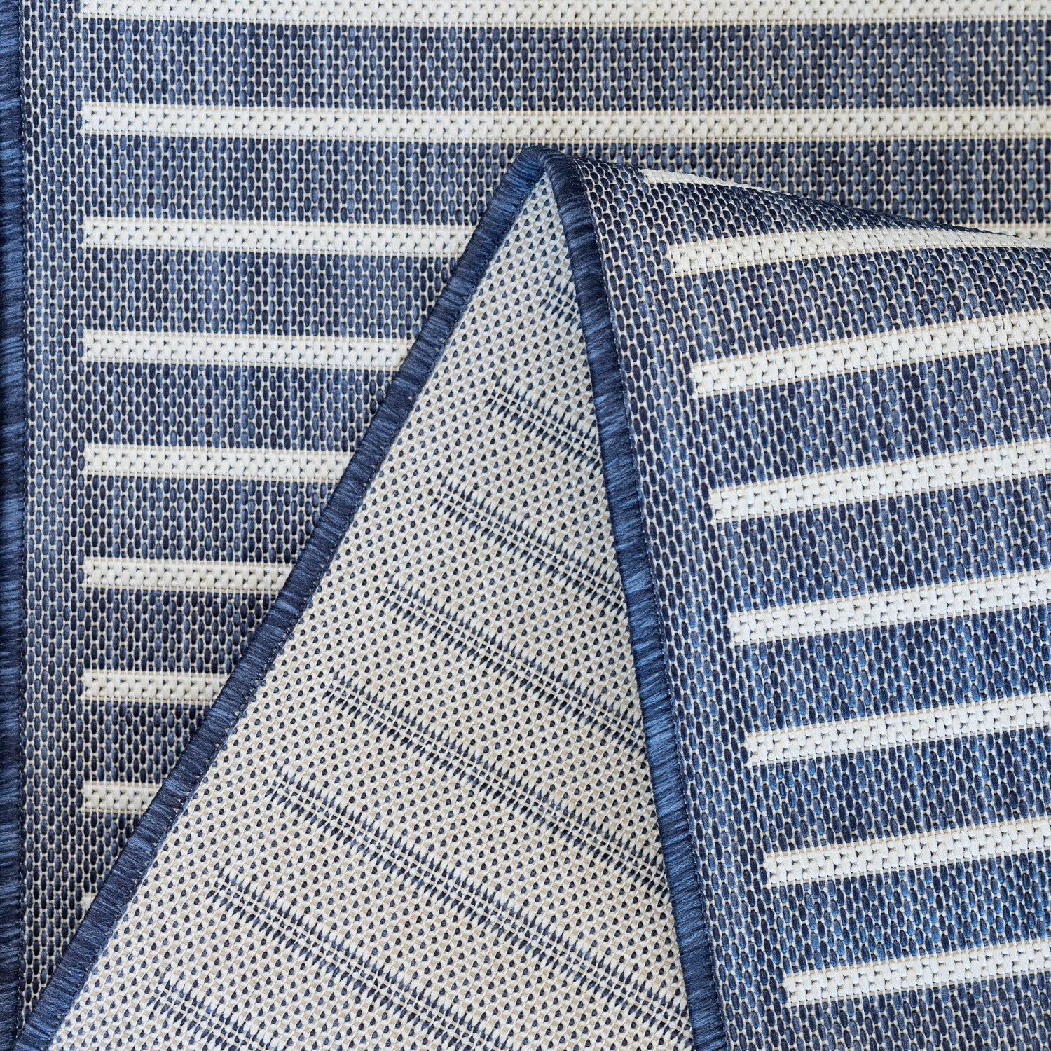 Cabana Casual Indoor/Outdoor Rug - 6' x 9' - Blue - Image 4
