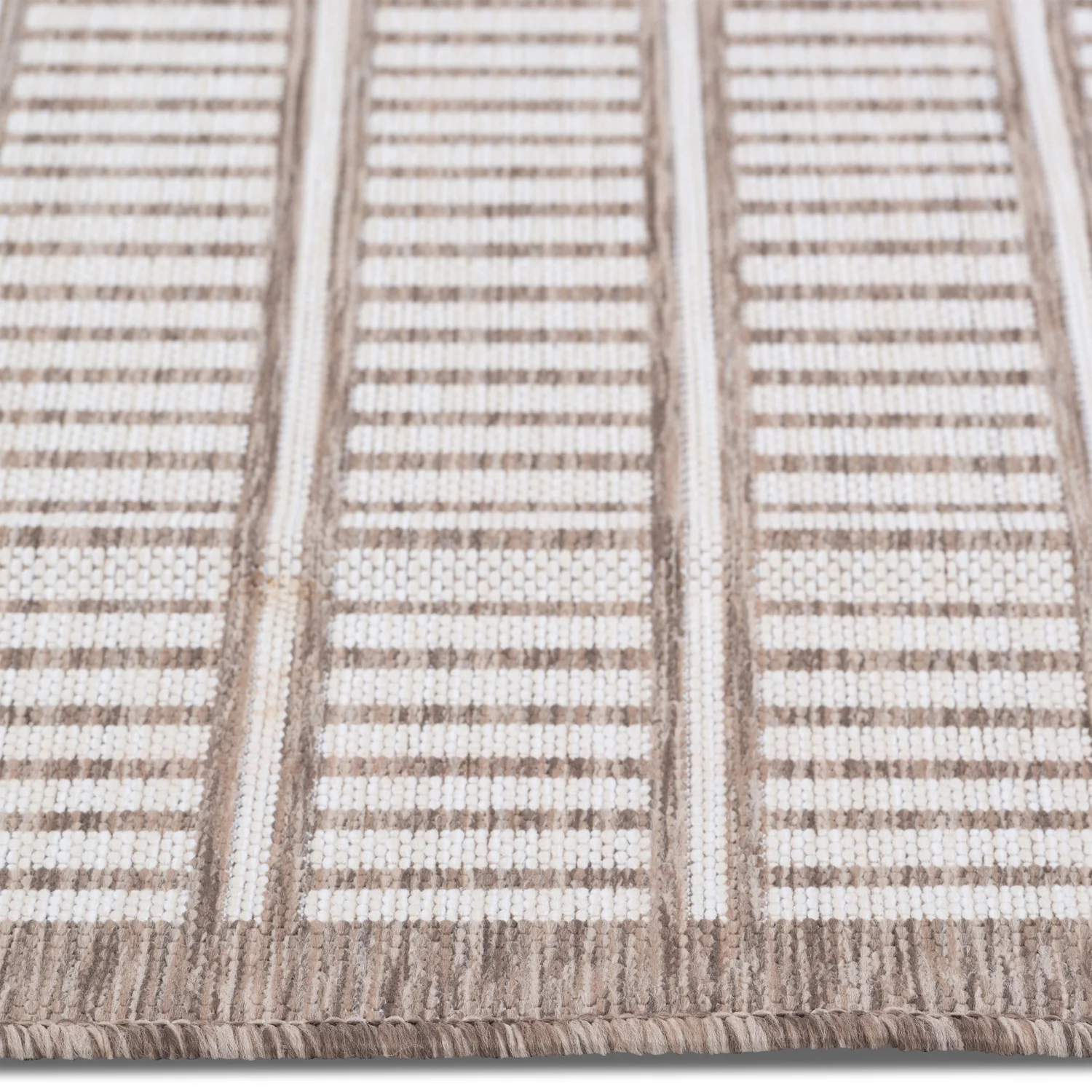 Cabana Lattice Indoor/Outdoor Rug - 8' x 10' - Brown - Image 3
