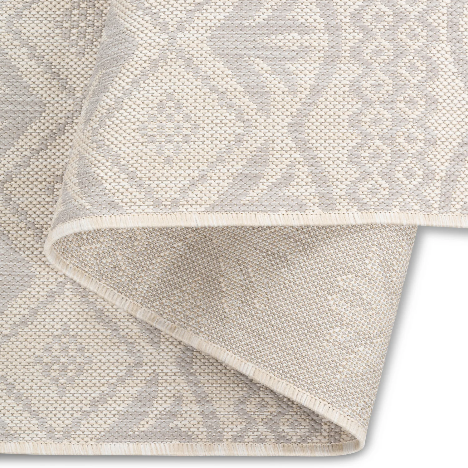 Cabana Modern Indoor/Outdoor Rug - 5' x 7' - Grey - Image 2