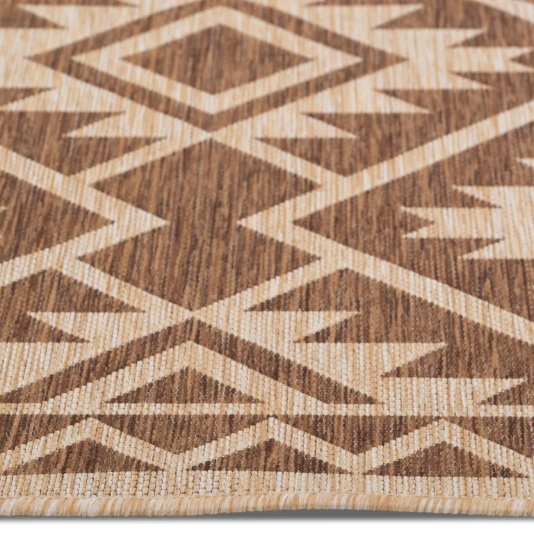 Cabana Tribal Indoor/Outdoor Rug - 3' x 5' - Brown - Image 2