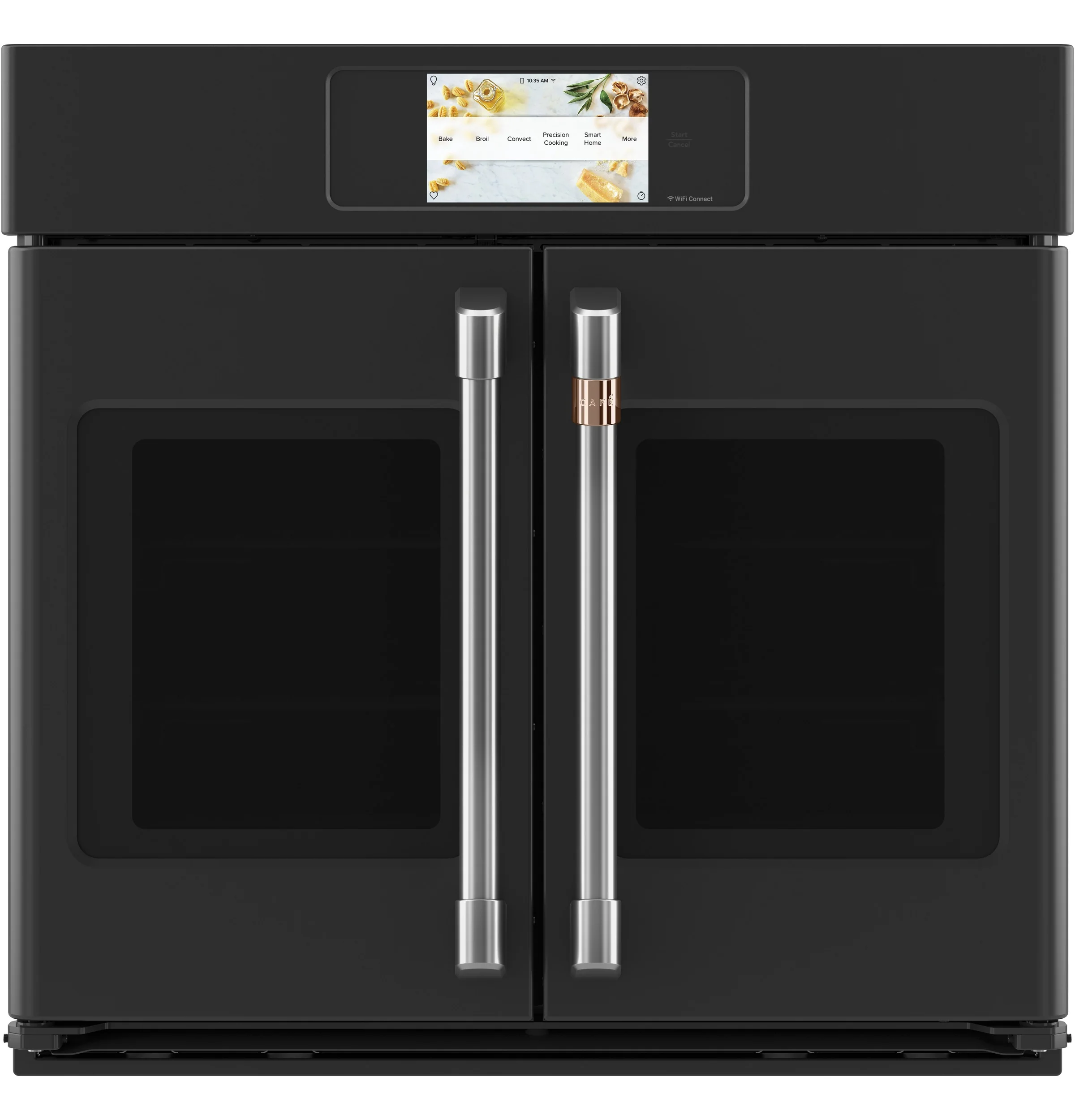 Café Matte Black 30" Built-In French-Door Single Convection Wall Oven (50 Cu.Ft) - CTS90FP3ND1