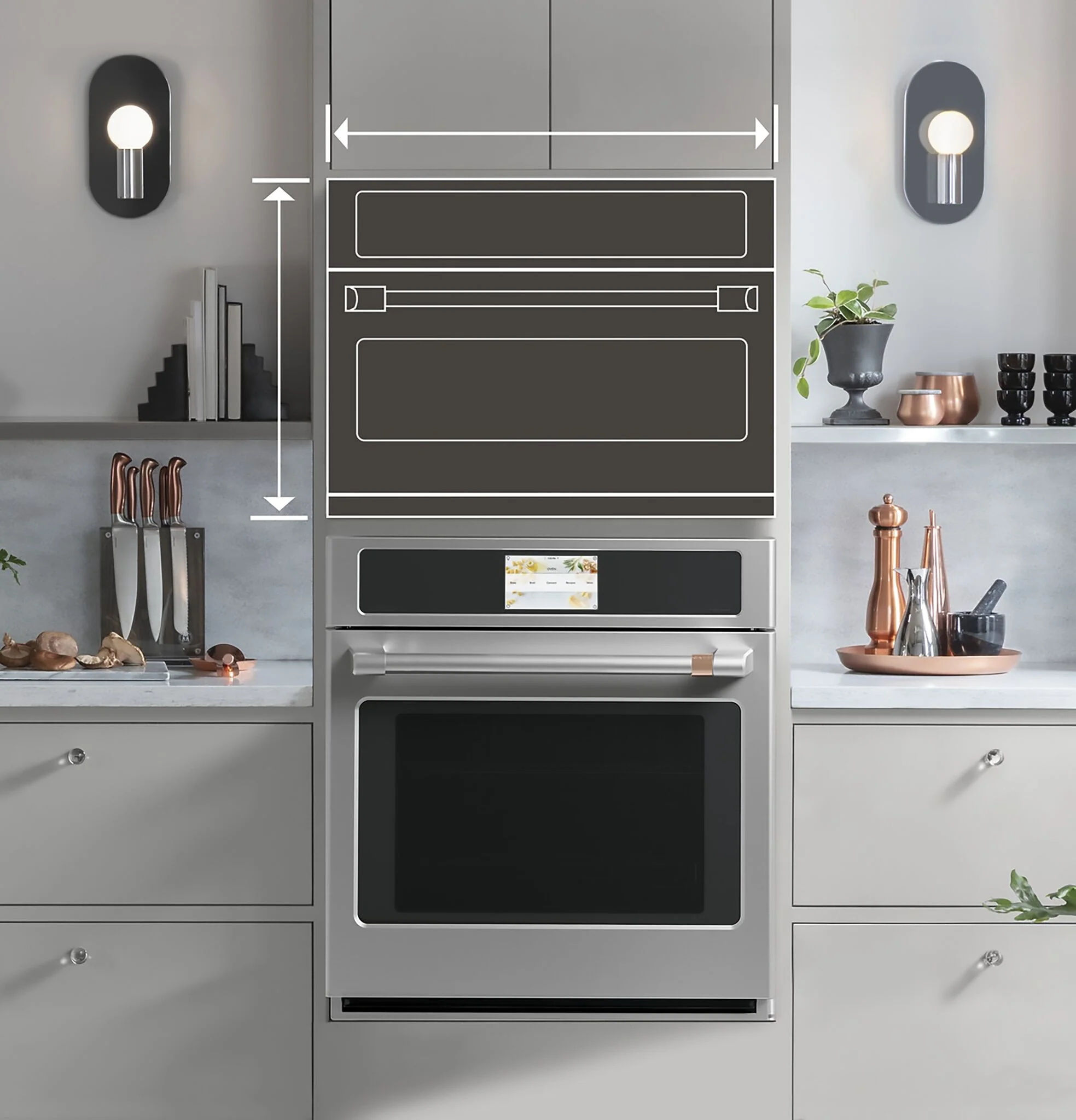 Café Stainless Steel 30" Smart Five-in-One Wall Oven with 120V Advantium® Technology - CSB913P2VS1 - Image 2