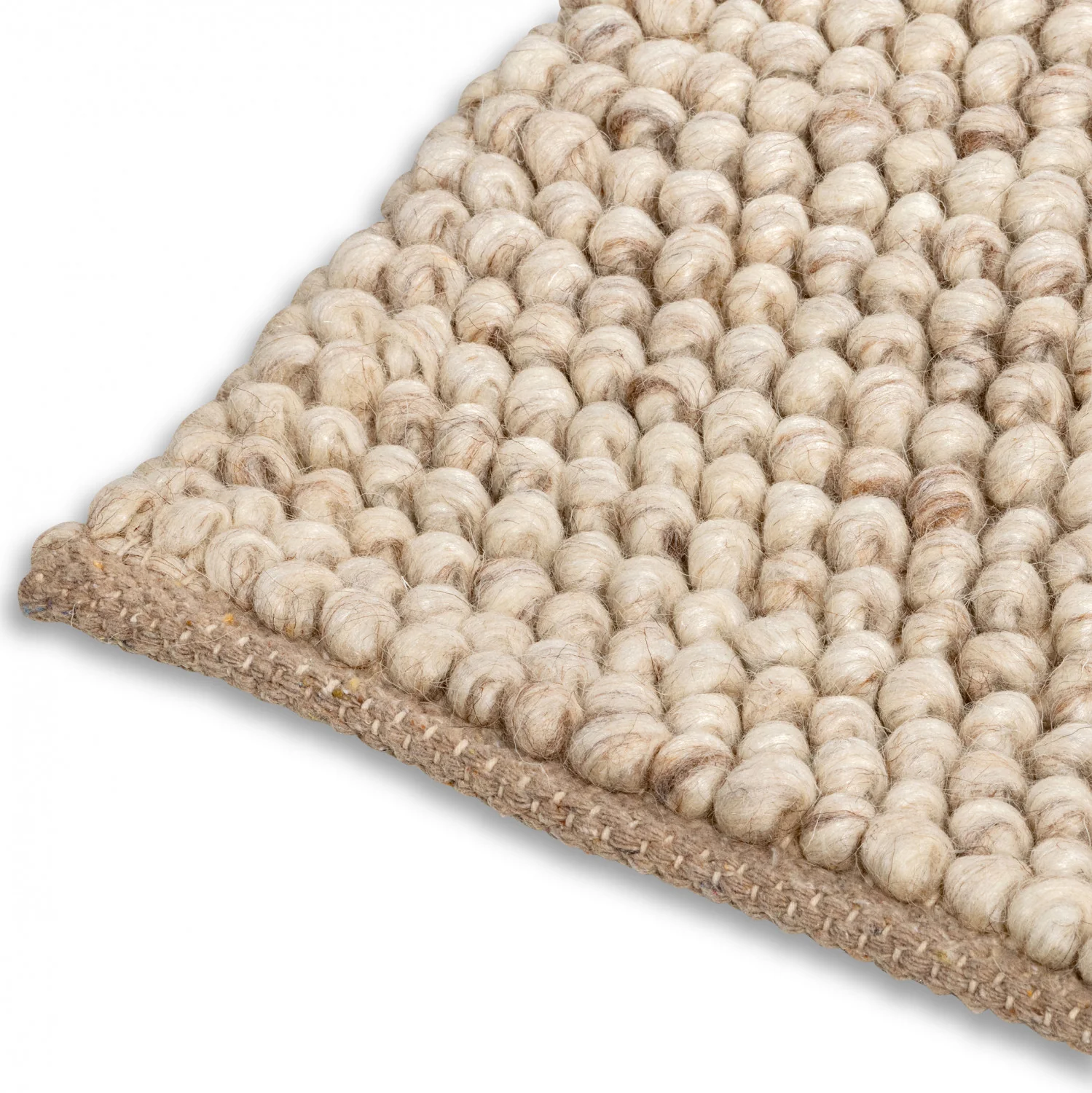 Calabria Pebbles Rug - 8' x 10' - Beige/Brown - Image 3