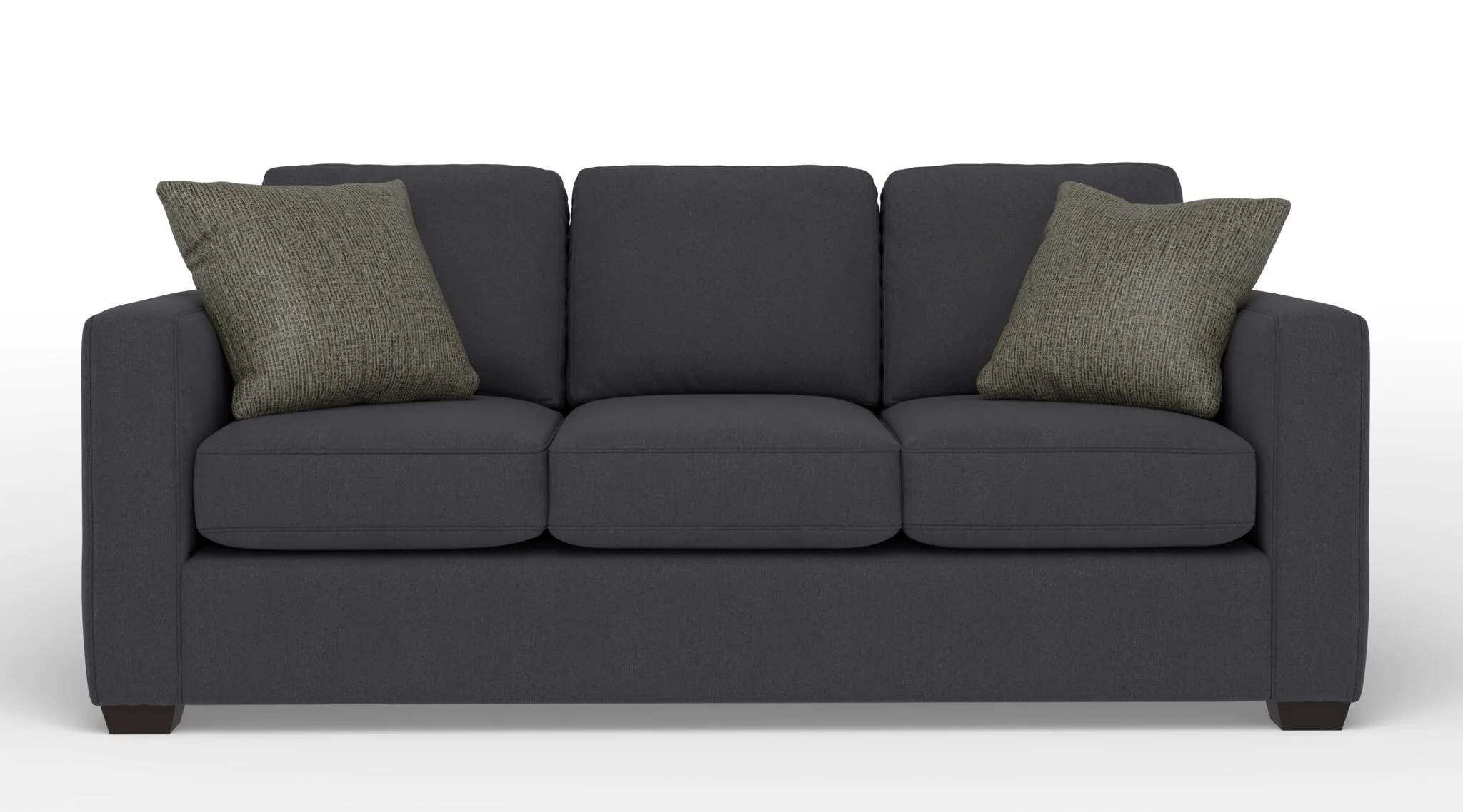 Caleb Queen Sofa Bed with Innerspring Mattress - Cabana Dark Grey - Image 2