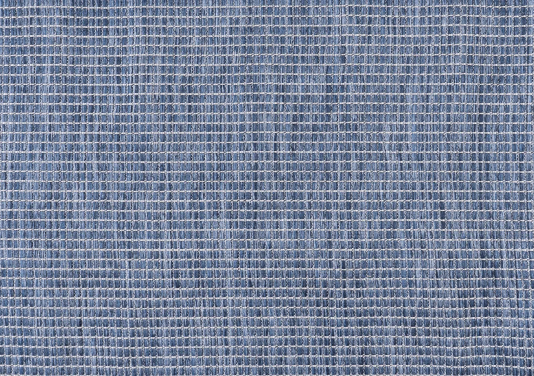Calypso Crosshatch Outdoor Rug - 3' x 5' - Blue - Image 3