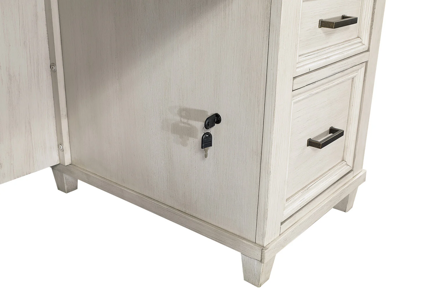 Caraway Executive Desk - Aged Ivory - Image 6
