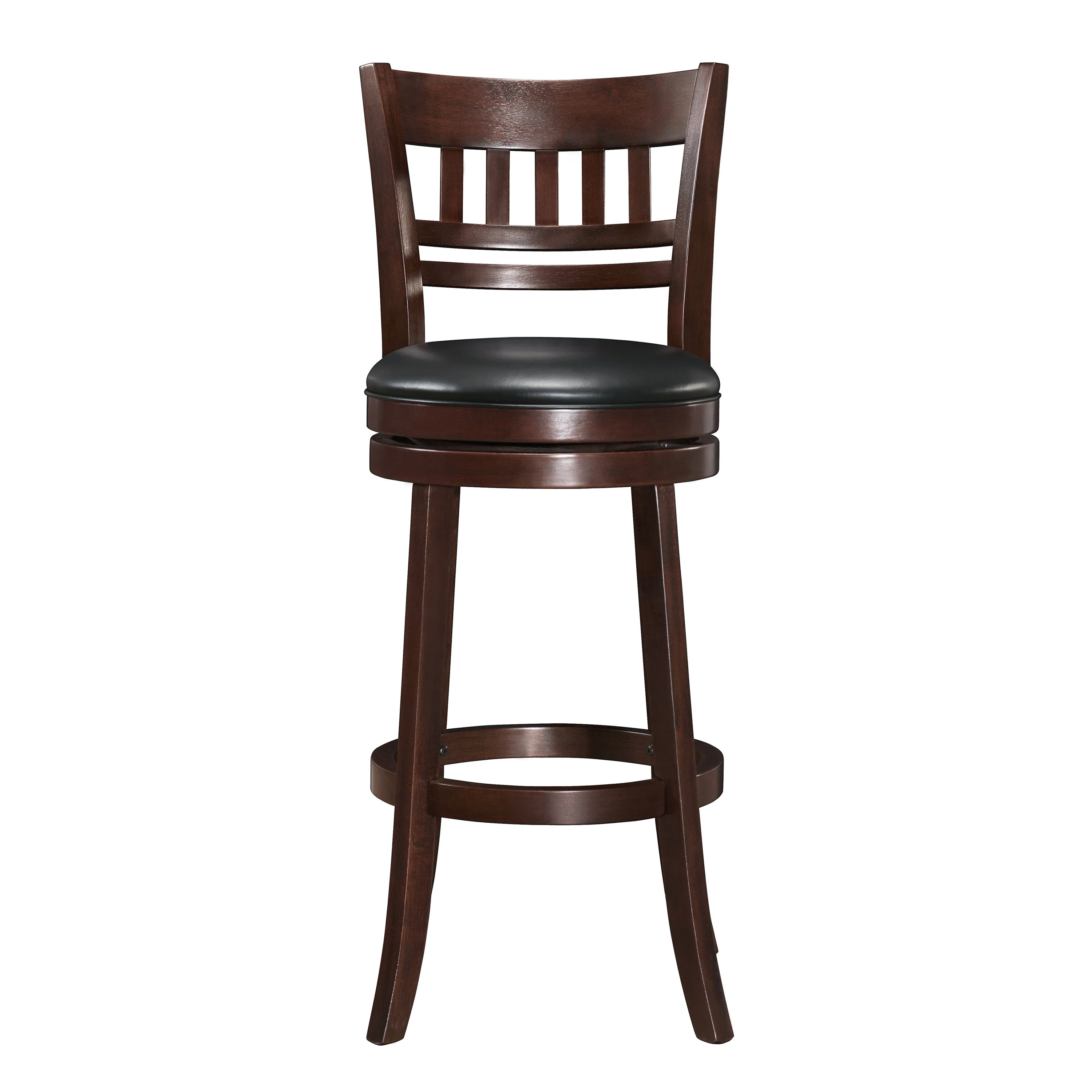 Carly Counter Height Stool - Black, Brown Cherry - Image 2