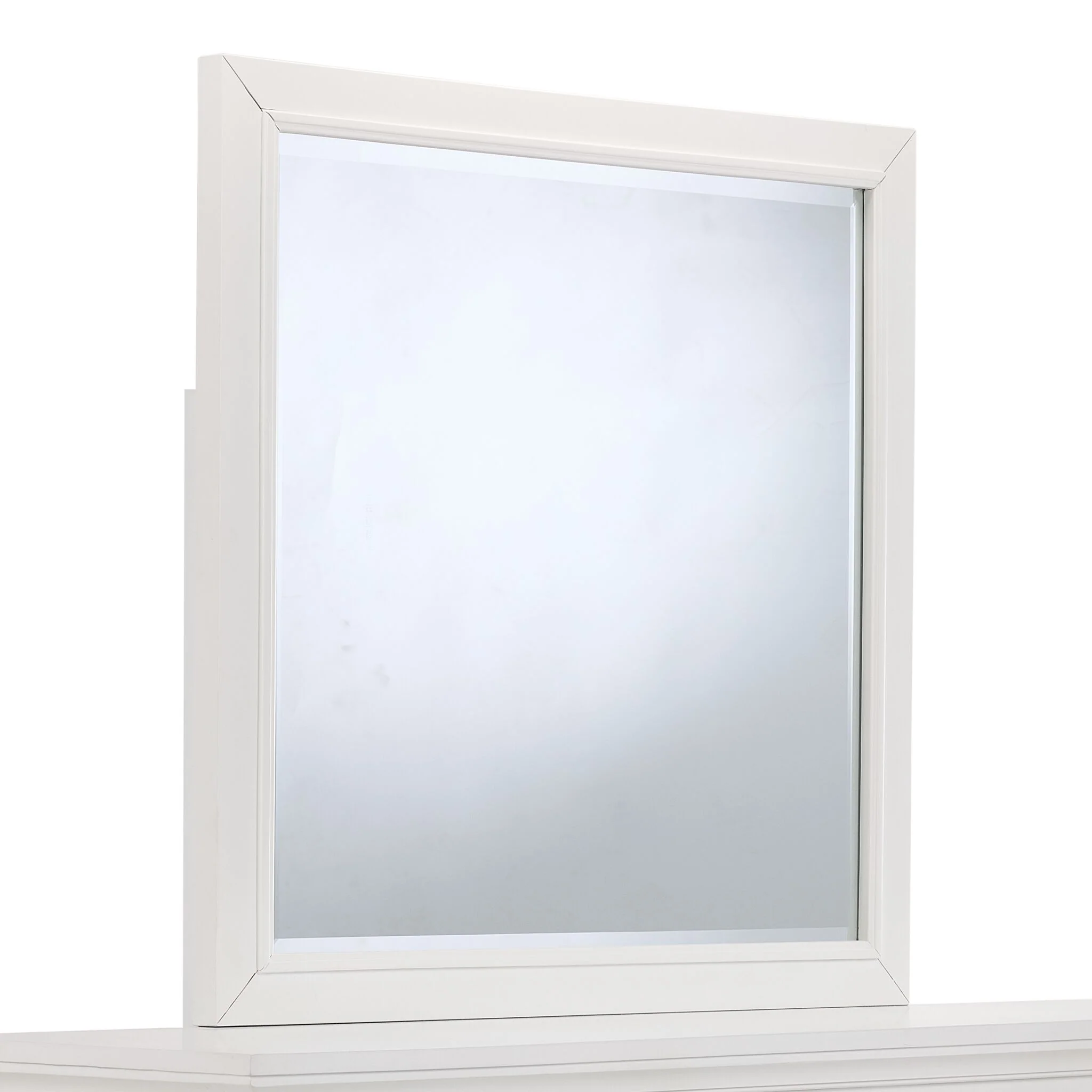 Charleston Mirror- Dove White