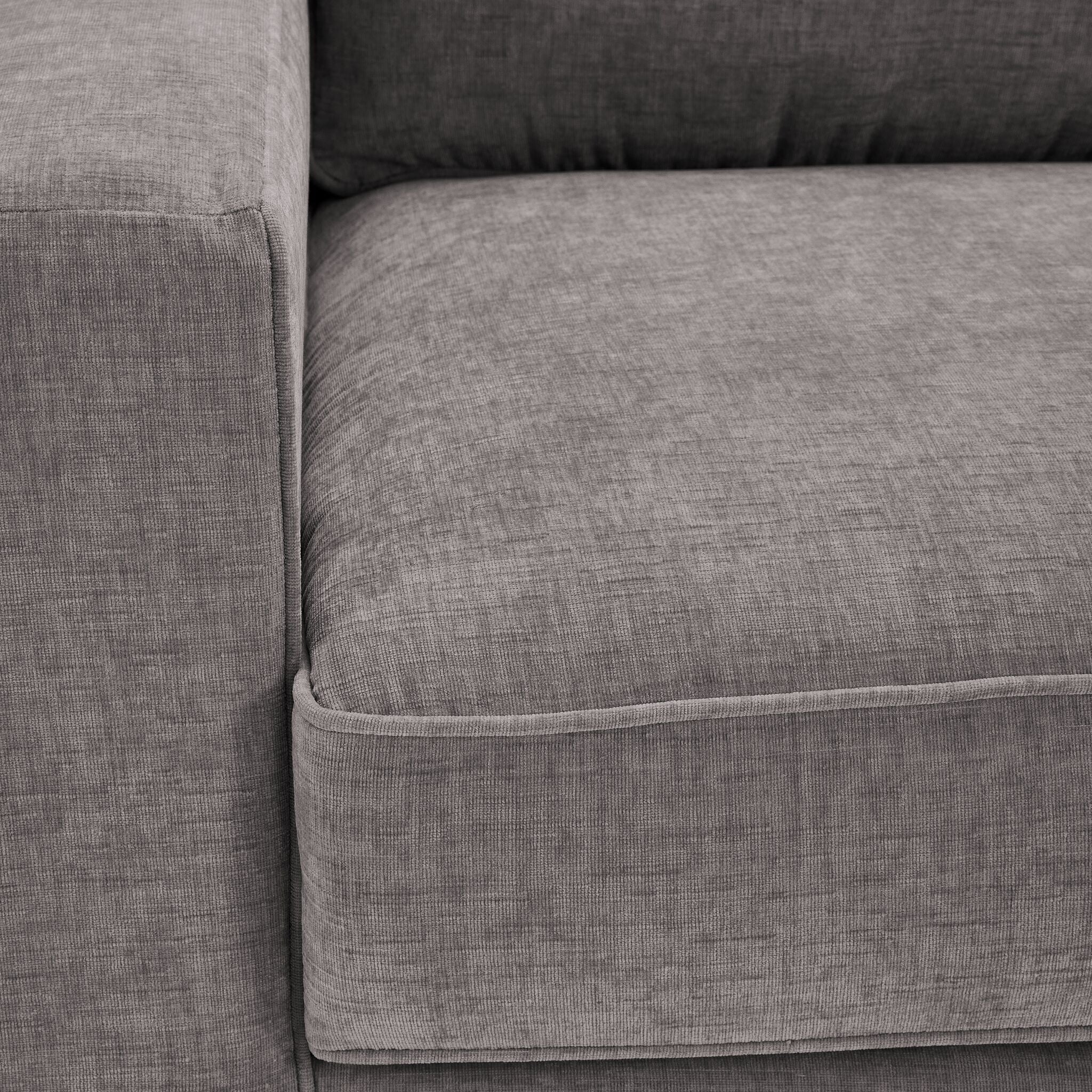 Charlotte Sofa and Loveseat Set - Smoke - Image 4