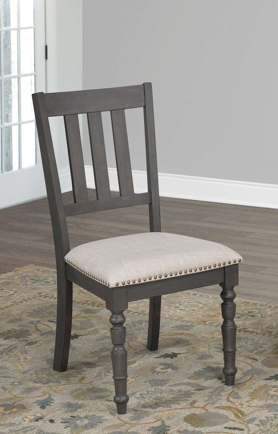 Claudia Dining Chair - Brown, Beige - Image 2