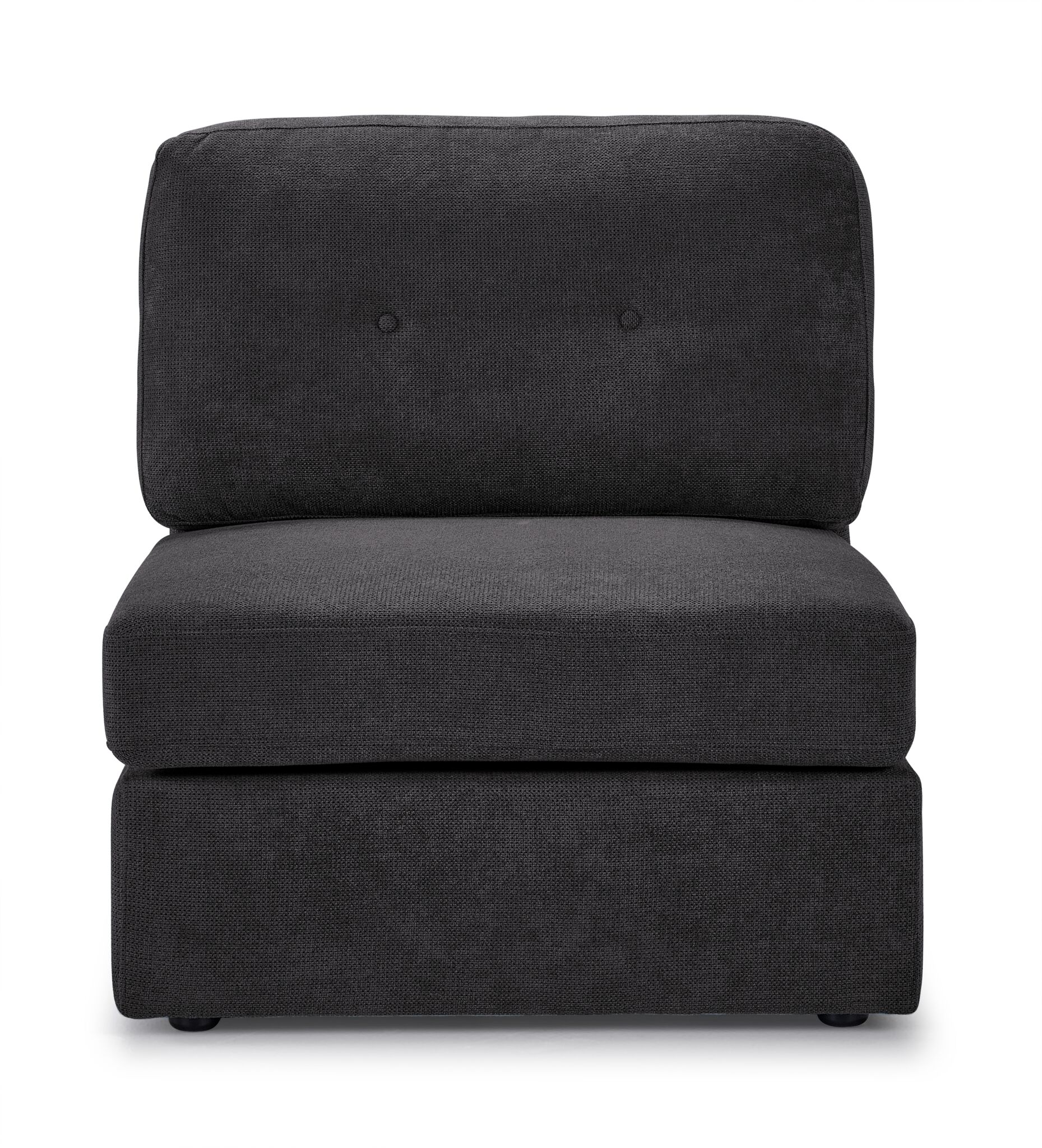 Feeling Connected - Connex 3-Piece Modular Chaise - Dark Grey - Image 8