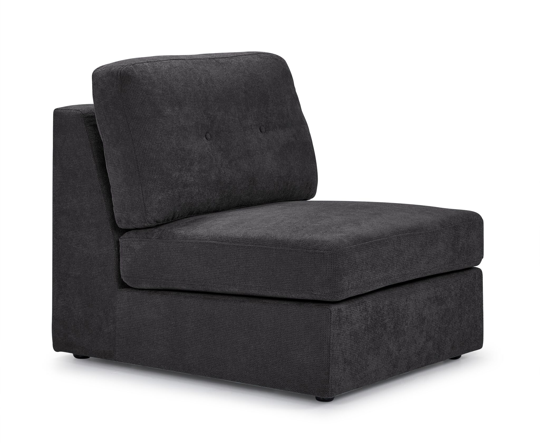 Feeling Connected - Connex 5-Piece Modular Sectional - Dark Grey - Image 7