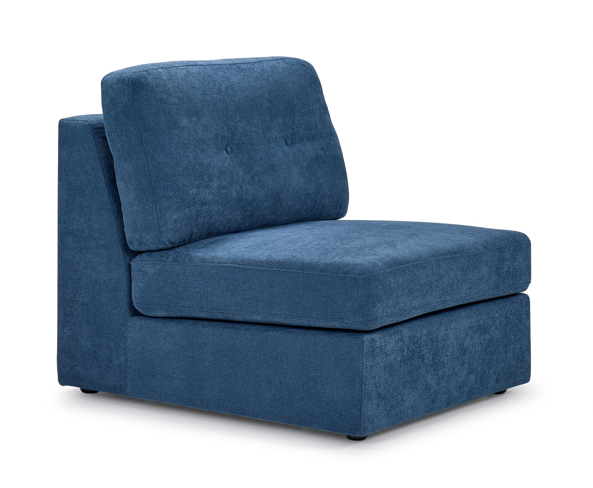 Feeling Connected - Connex 6-Piece Modular Sectional with Drawer Console - Blue - Image 5