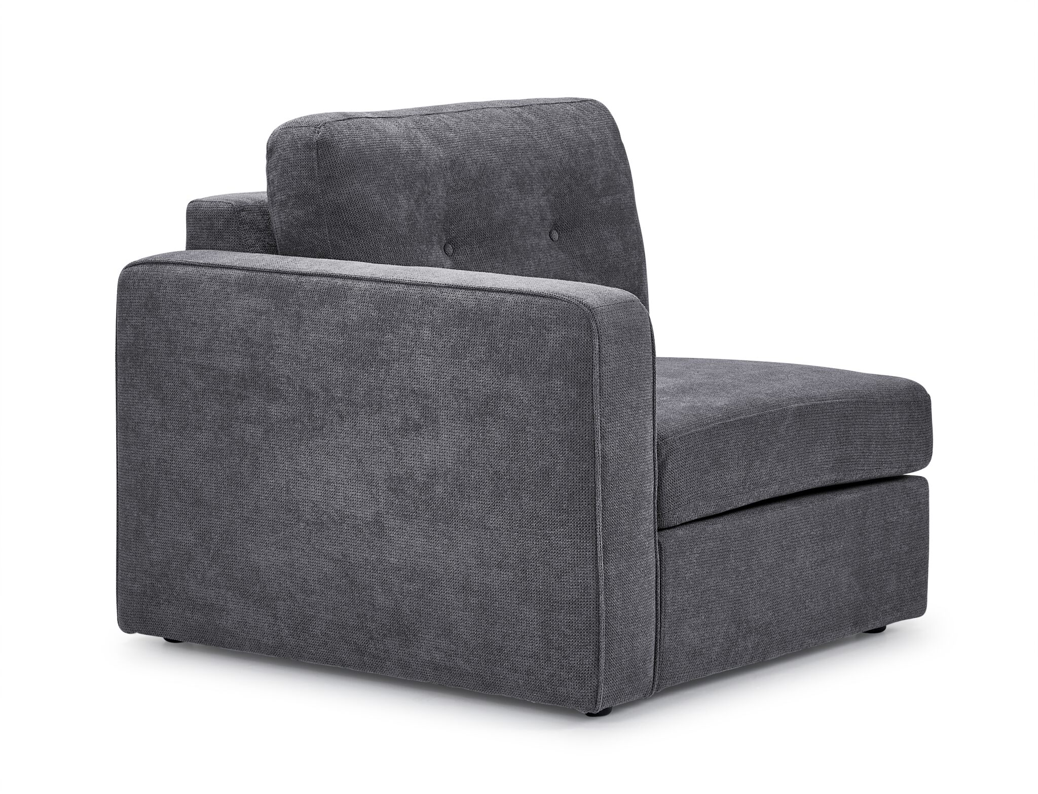 Feeling Connected - Connex 6-Piece Modular Sectional with Drawer Console - Light Grey - Image 2