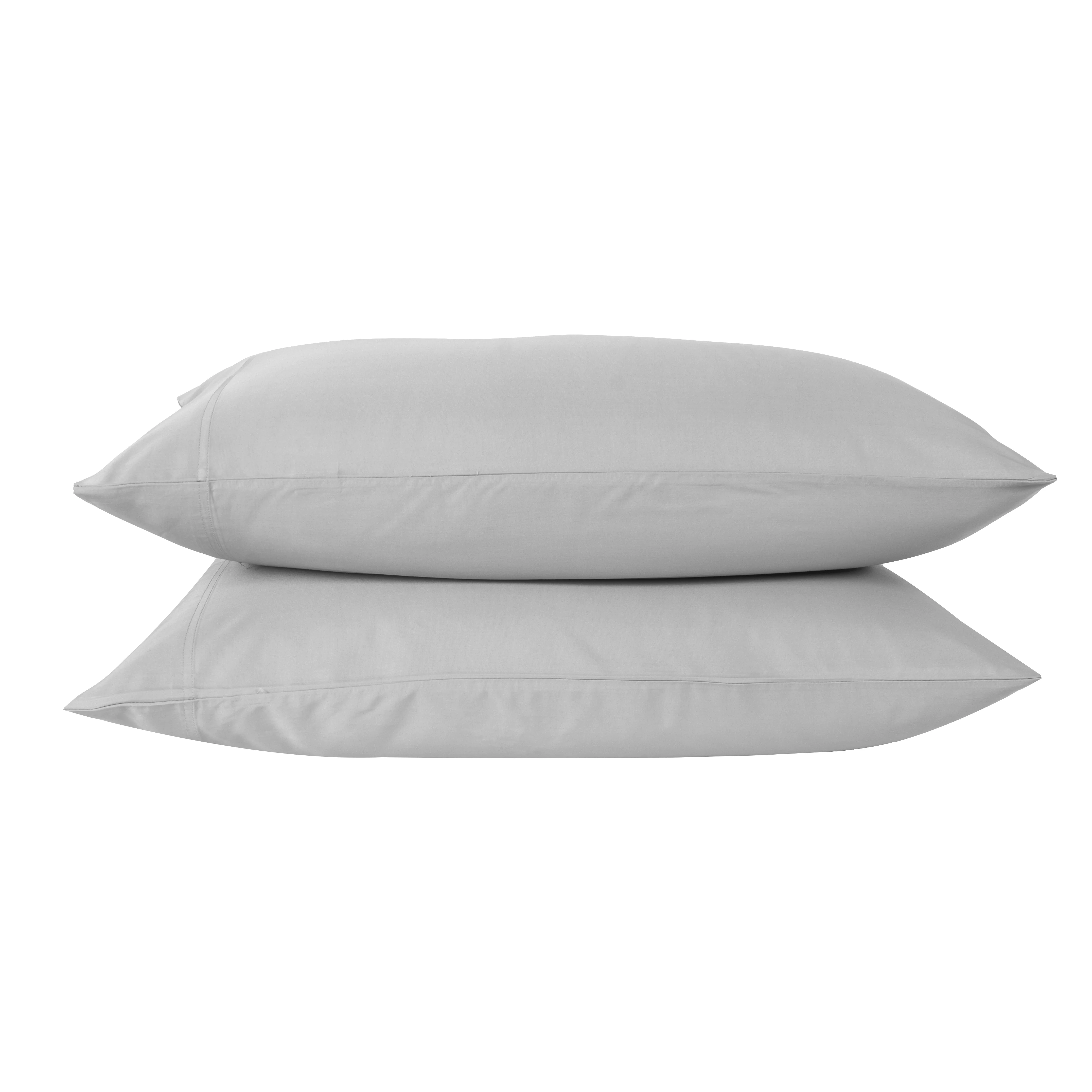 Cotton House 100% Cotton Pima Full Sheet Set - 500 Thread Count Silver - Image 2