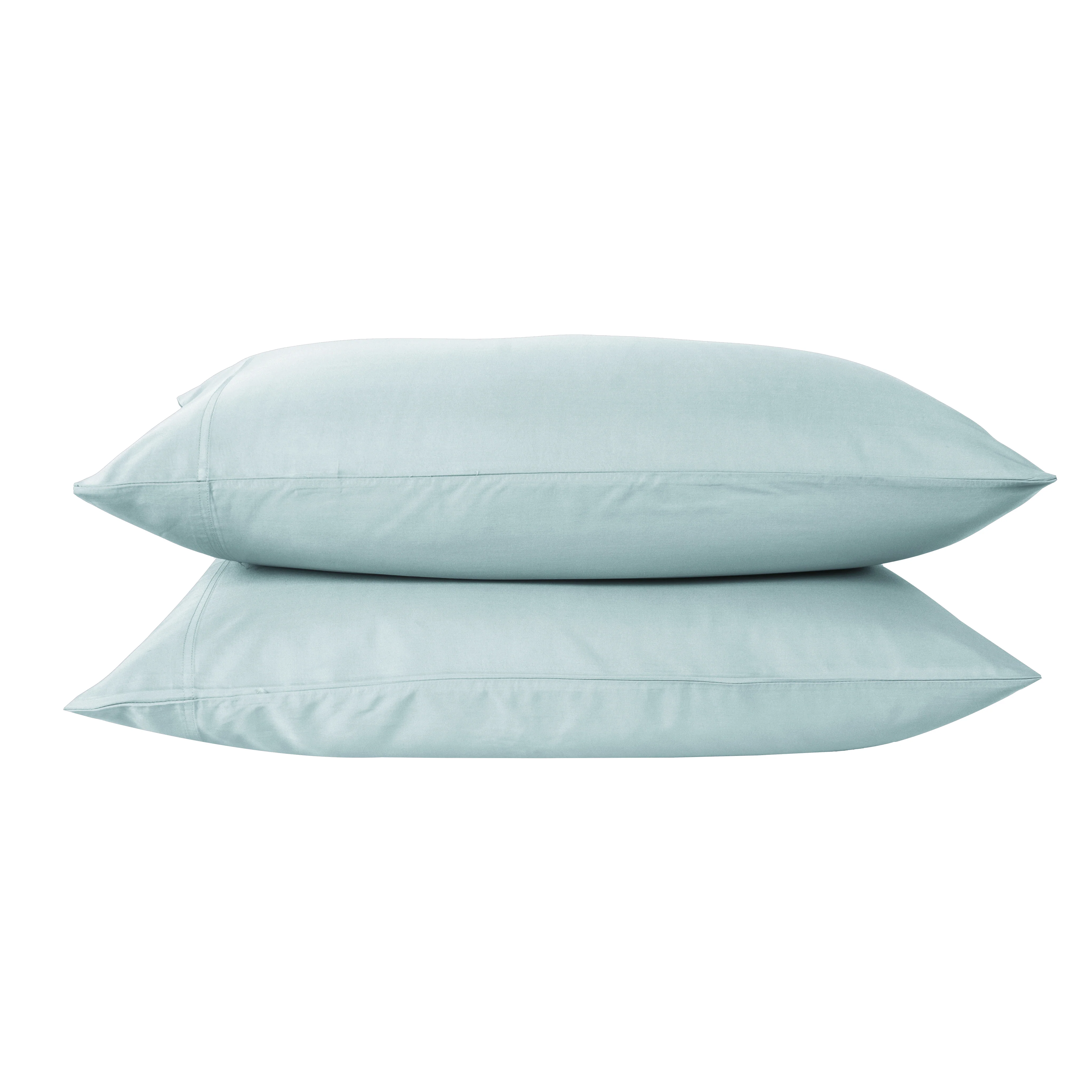 Cotton House 100% Cotton Pima Queen Sheet Set - 500 Thread Count Winter Sky Blue - Image 3