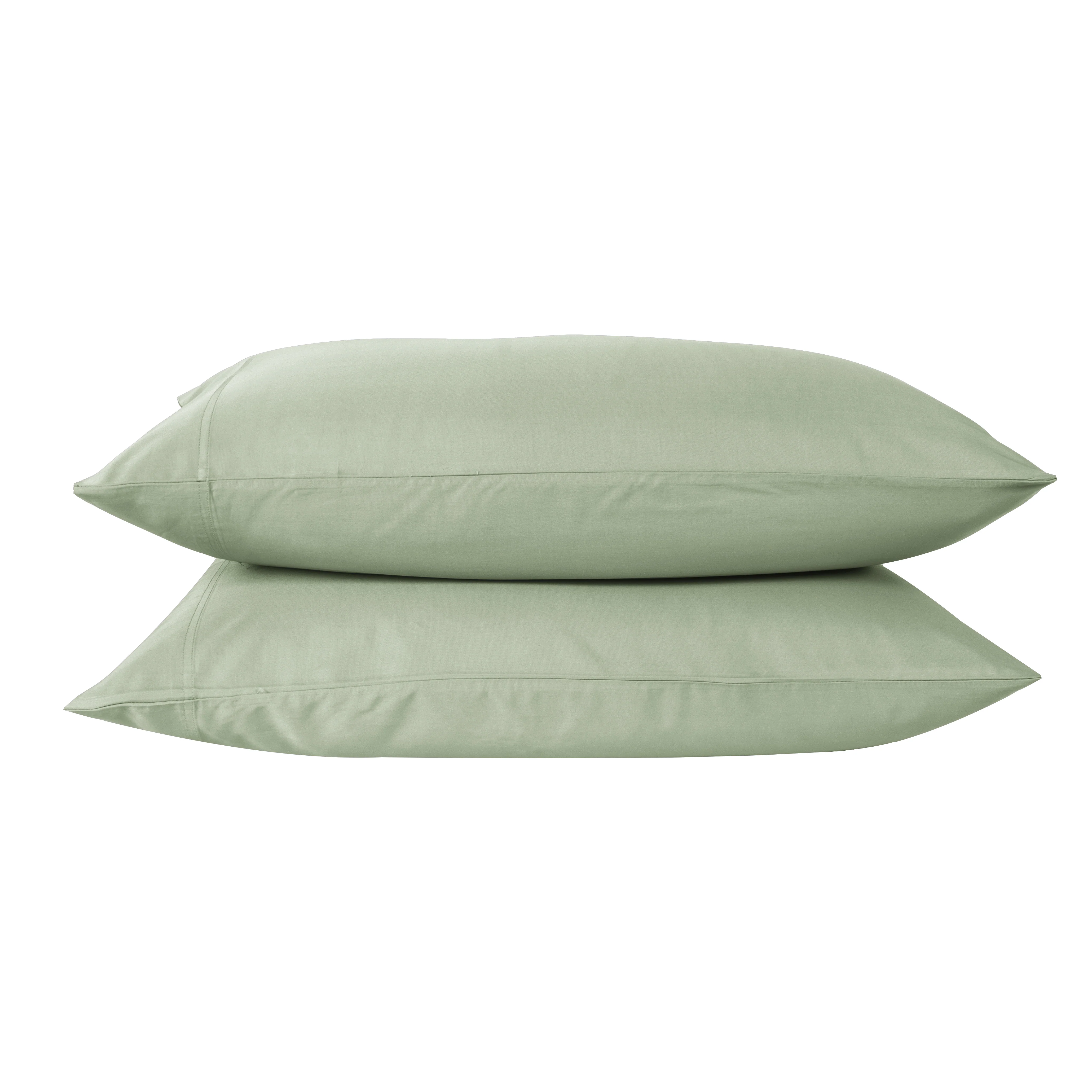 Cotton House Full Bamboo Sheet Set - Sage, Green - Image 4