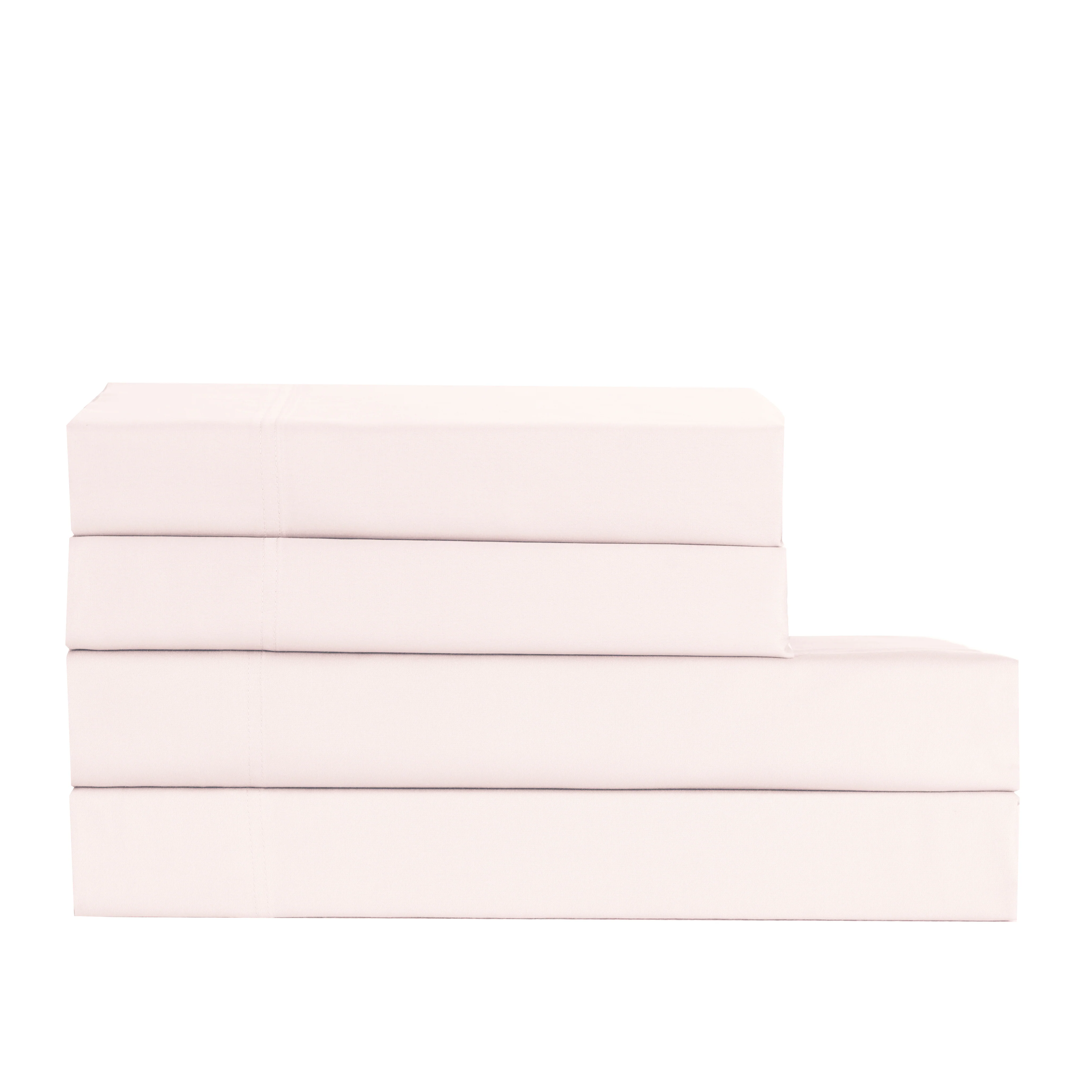 Cotton House King Bamboo Sheet Set - Mauve Morn, Pink - Image 2