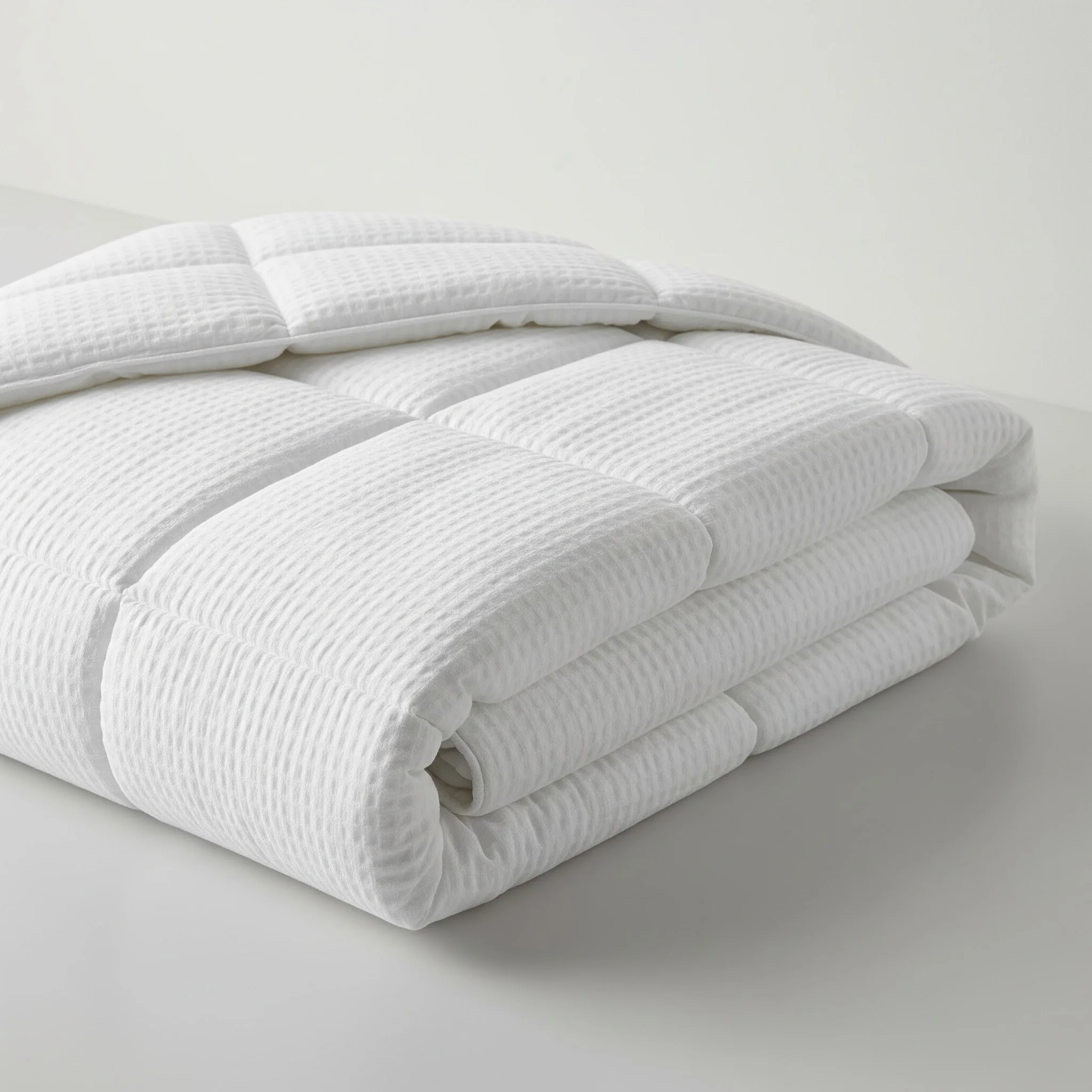Cotton House Seersucker Queen Duvet - White - Image 2