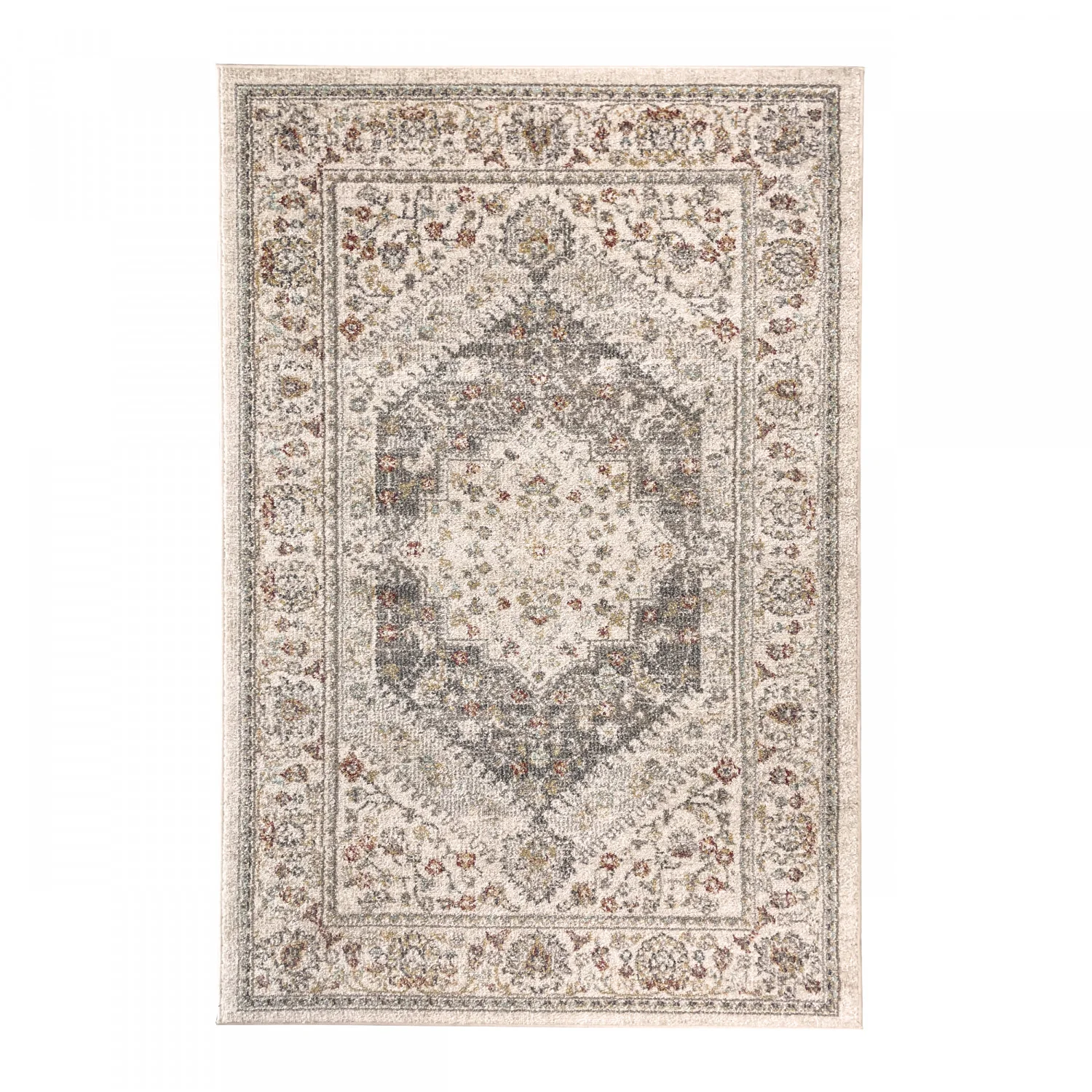 Cubana Bordered Rug - 3' x 5' - Multi-Colour