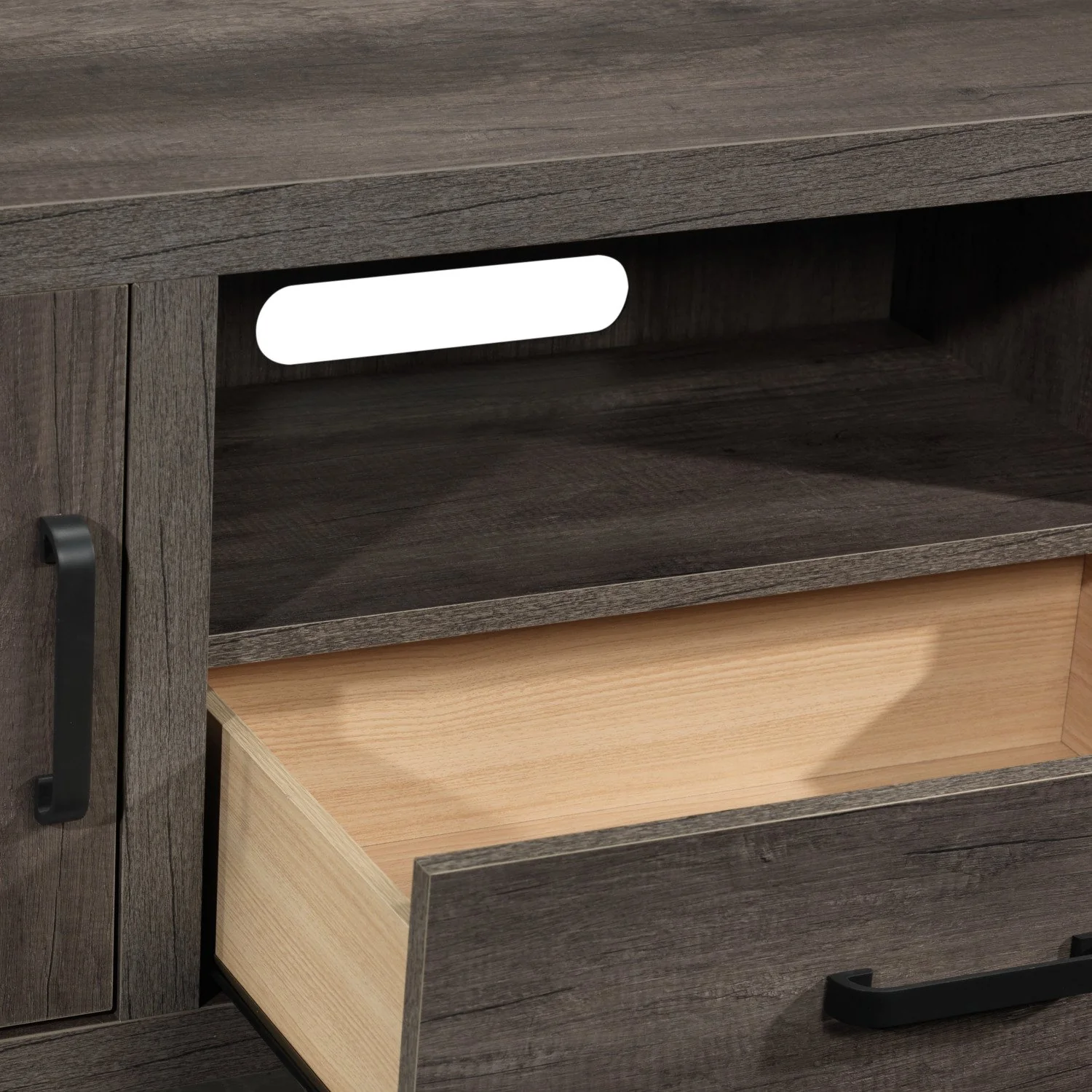 Dean TV Stand - Greystone - Image 3