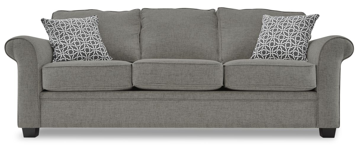 Duffield Sofa and Loveseat Set - Sutton Charcoal - Image 2